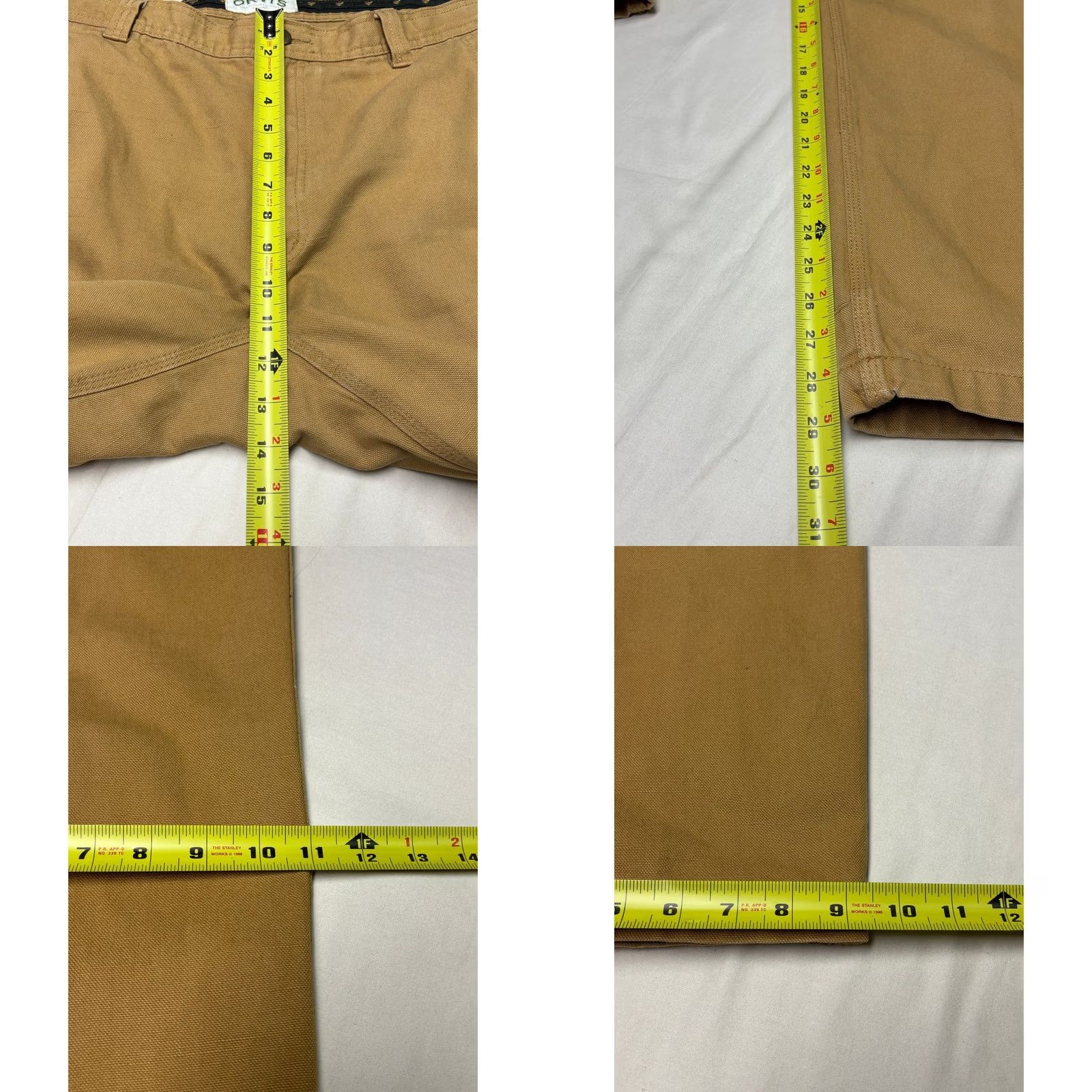 Orvis Orvis Pants Mens 40x30 Tan Cotton Canvas Work Pants Casual, Workwear, Khakis, Big & Tall, Regular Fit Size US 40 / EU 56 - 8 Thumbnail