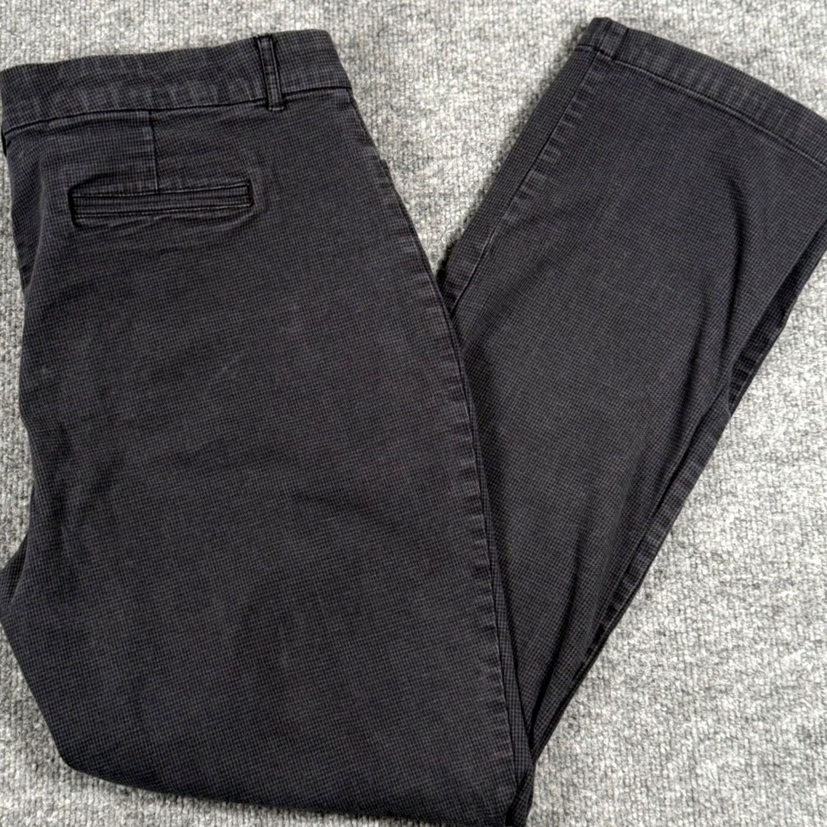 Gloria Vanderbilt VINTAGE Gloria Vanderbilt 16 Charlene Dark Gray Checkered Bootcut Pants Workwear Size 38" / US 16 / IT 52 - 2 Thumbnail