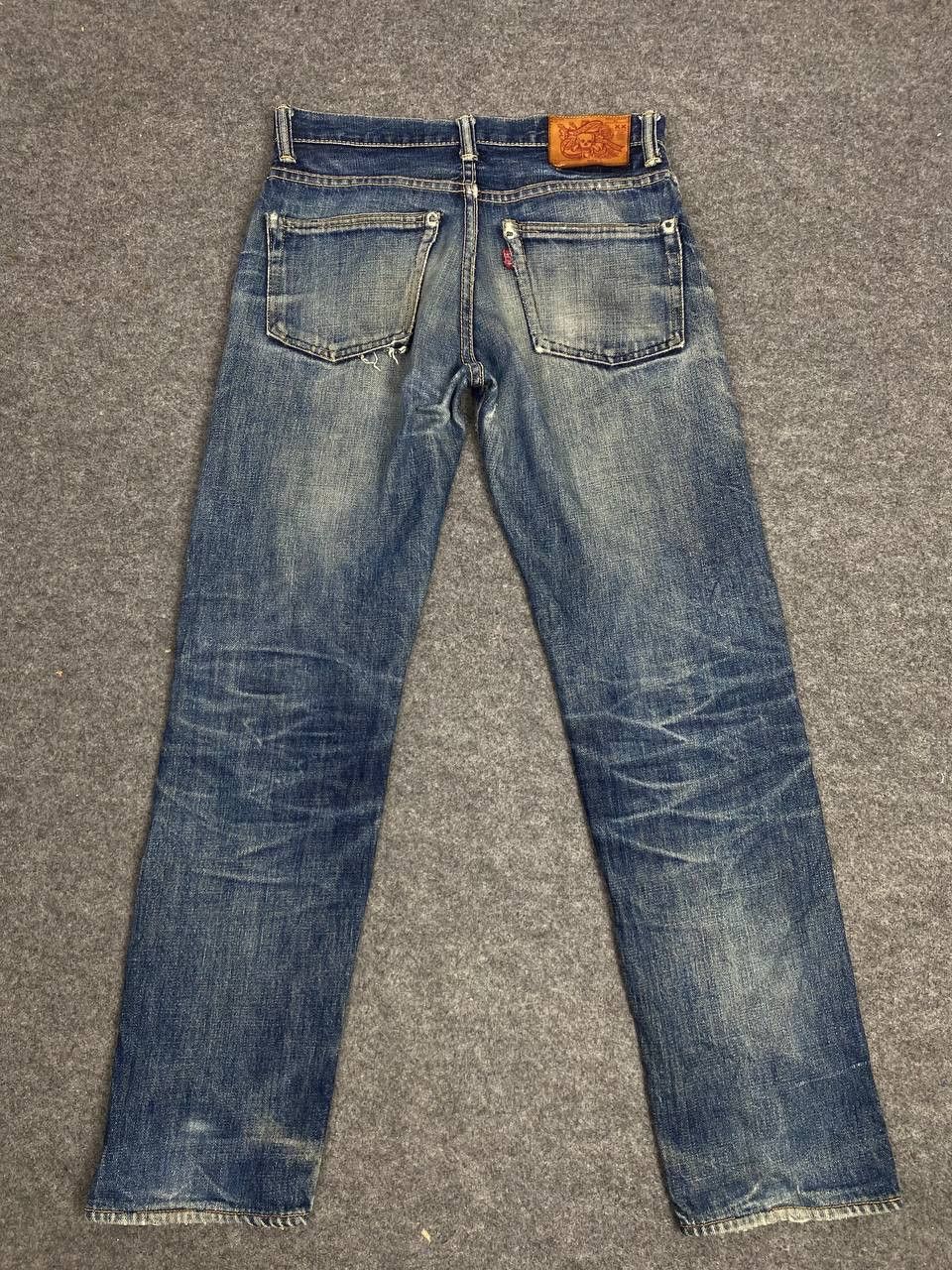 Skull Jeans by an Alchemist vintage skull jeans by alchemist selvedge distressed denim Size US 30 / EU 46 - 1 Thumbnail