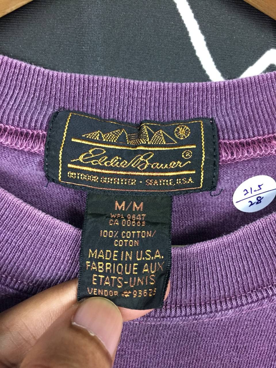 Eddie Bauer Eddie Bauer Outdoor Outfitter Plain Pocket Tee Size US M / EU 48-50 / 2 - 6 Thumbnail