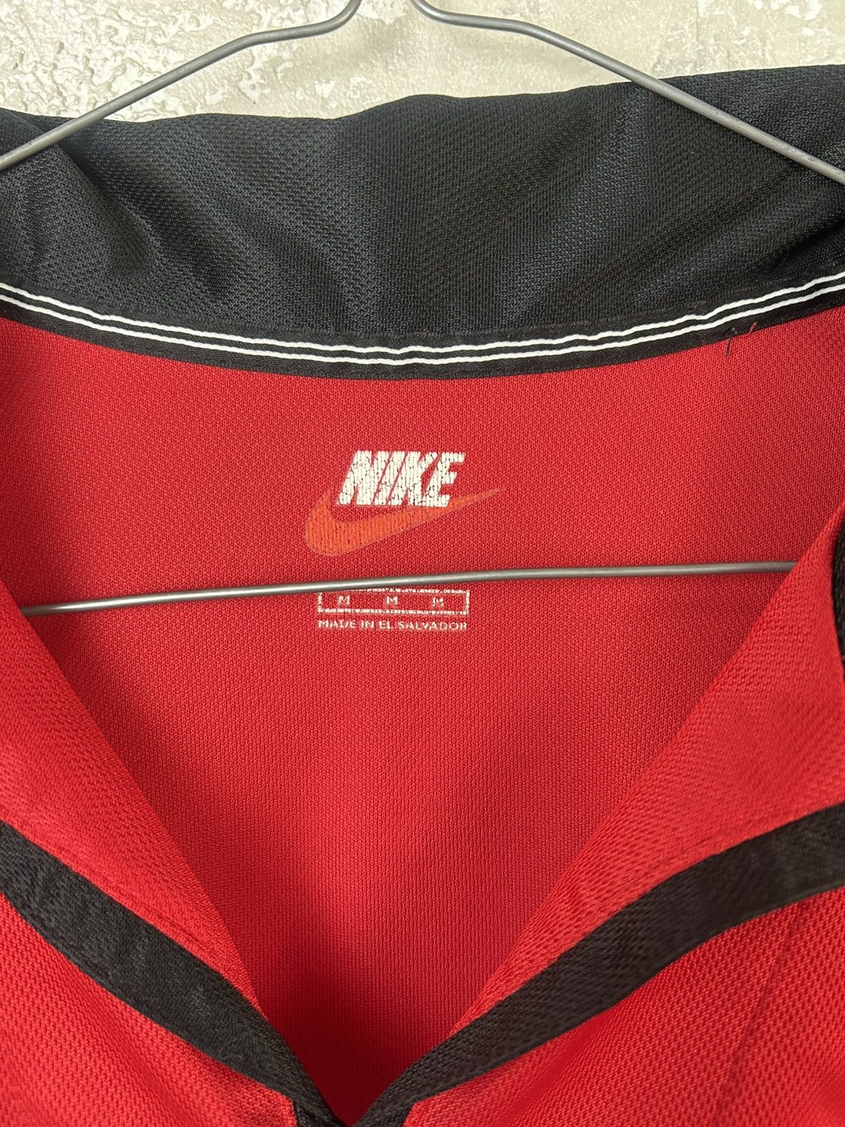 Nike Vintage Nike Jersey Striped Polo Y2K Stretch Performance Size US M / EU 48-50 / 2 - 12 Thumbnail