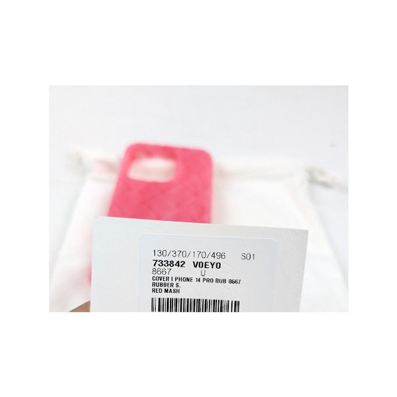 Bottega Veneta o1rshd1 Size: OS / Cover I Phone 14 Pro Rubber in Red Mash Size ONE SIZE - 11 Thumbnail