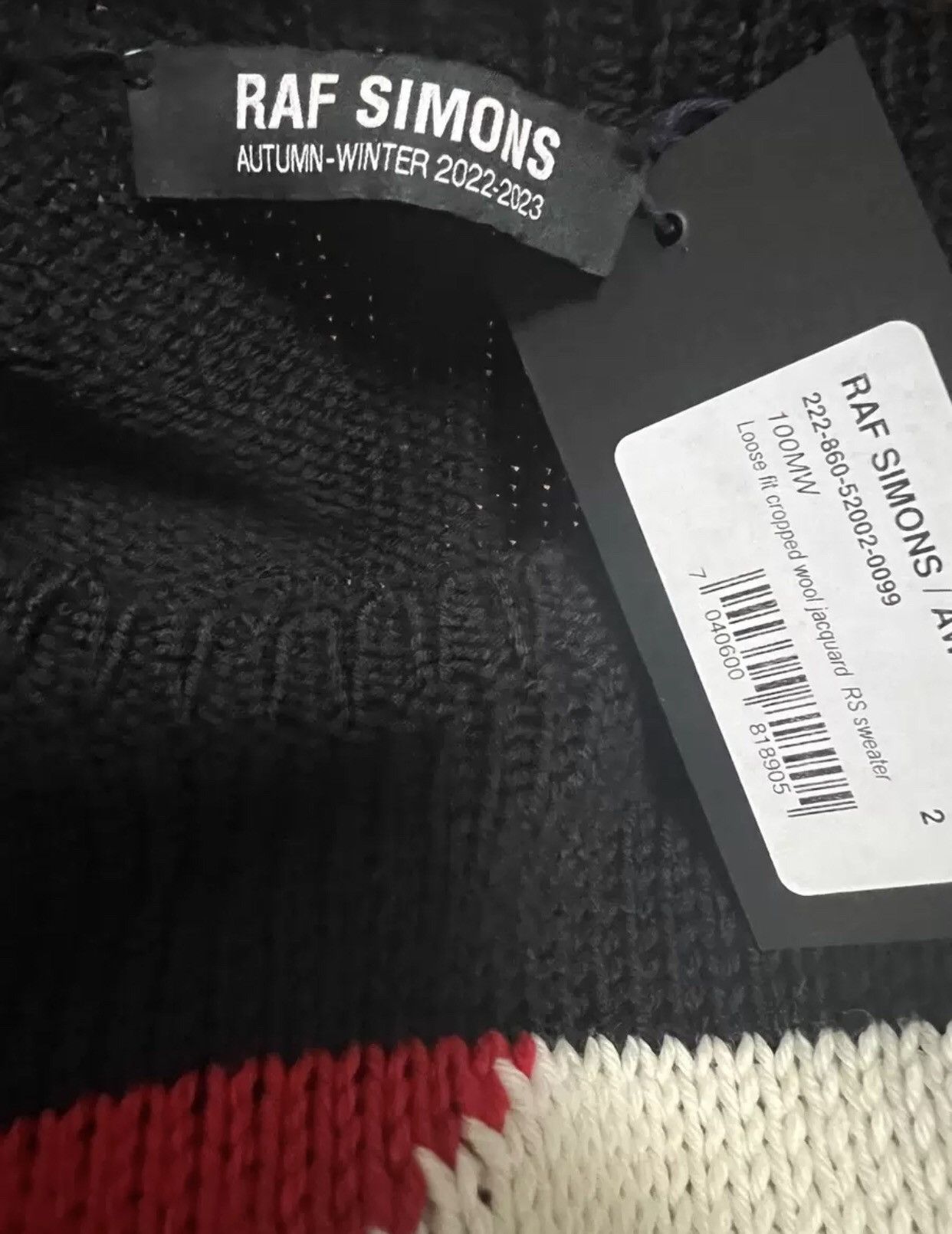 Raf Simons Raf Simons black silhouette sweater 2412-Nextarrow Size US M / EU 48-50 / 2 - 3 Thumbnail