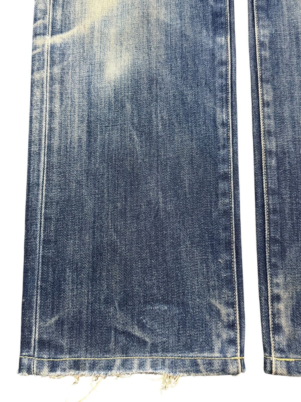 Uniqlo Vintage Japan Uniqlo Mud Wash Clawmark Whisker Straight Leg Size US 32 / EU 48 - 7 Thumbnail