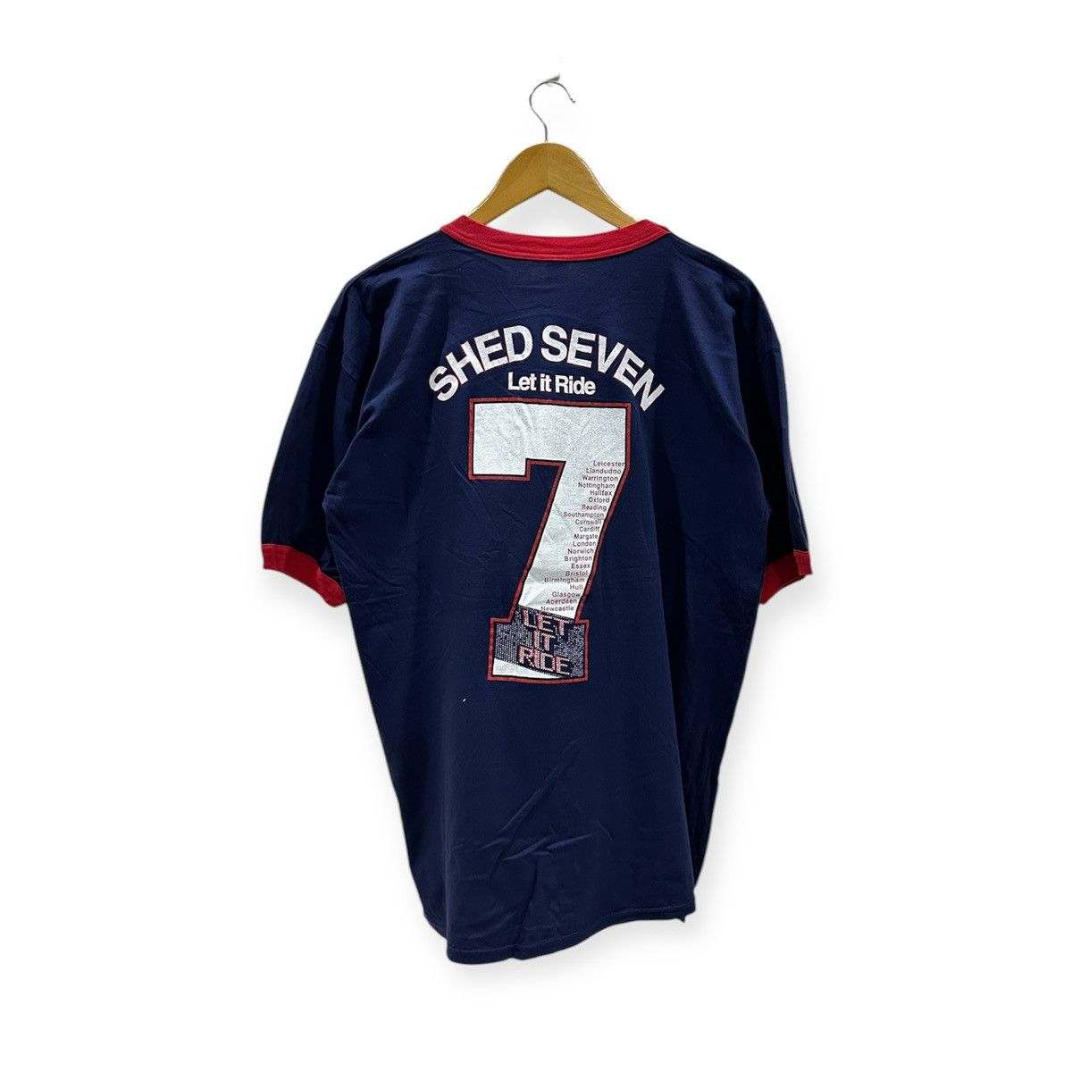 Band Tees × Vintage vintage 90s SHED SEVEN live on tour britpop promo t-shirts Size US XL / EU 56 / 4 - 2 Thumbnail