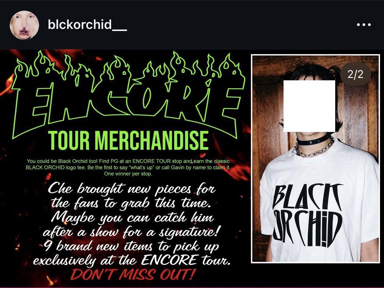 Other Black orchid rare che encore merch Size US L / EU 52-54 / 3 - 4 Thumbnail
