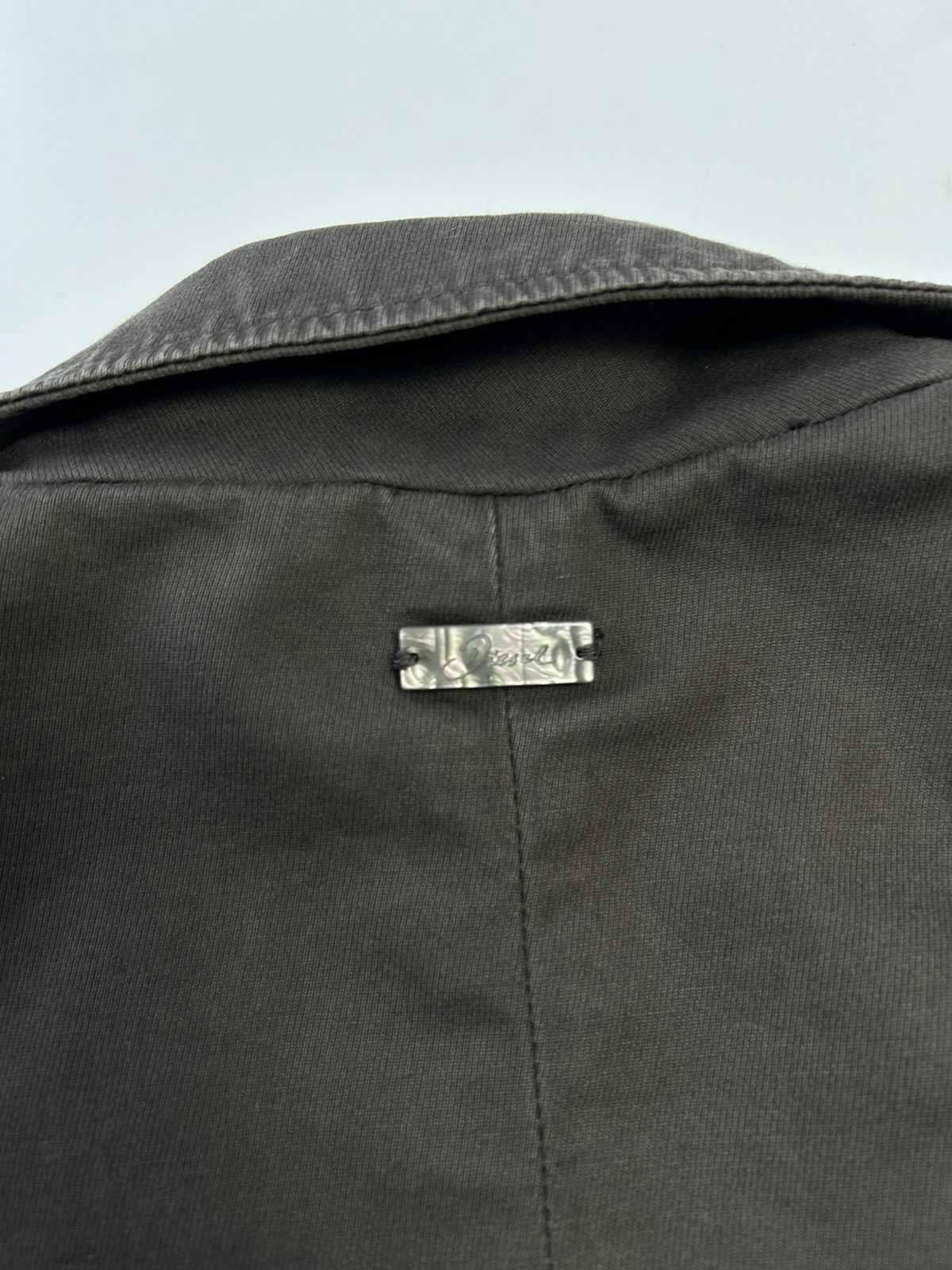 Diesel DIESEL DARK BROWN COTTON BLAZER Size XS / US 0-2 / IT 36-38 - 3 Thumbnail