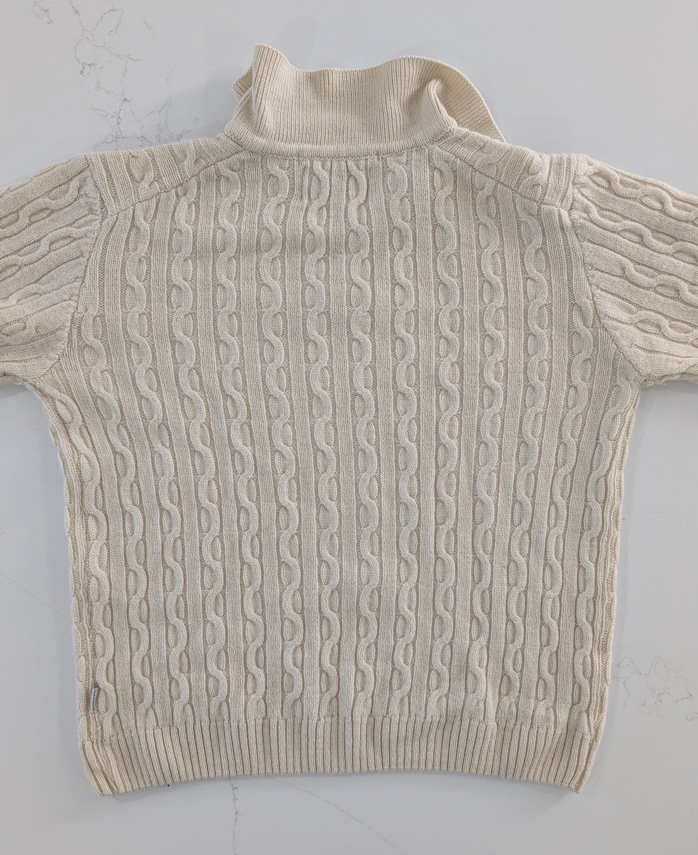 Peregrine Peregrine Elgin Merino Wool Polo Shirt Cream Size M Size US M / EU 48-50 / 2 - 2 Thumbnail