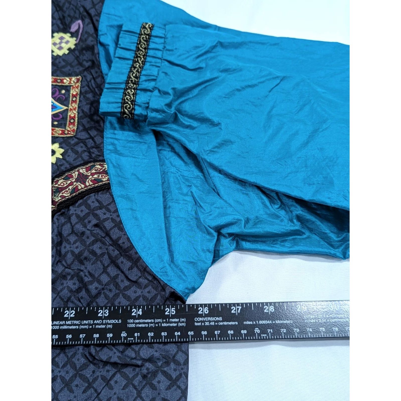 Vintage VINTAGE Westbound Sport Geometric Abstract Full Zip Bomber Jacket Shirt Women 1X Green 80s 90s Casual Mens Womens Size XL / US 12-14 / IT 48-50 - 7 Thumbnail