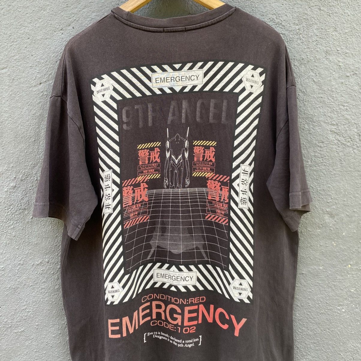Anime Thrashed Faded Evangelion x Gu Anima Tee Size US L / EU 52-54 / 3 - 2 Thumbnail
