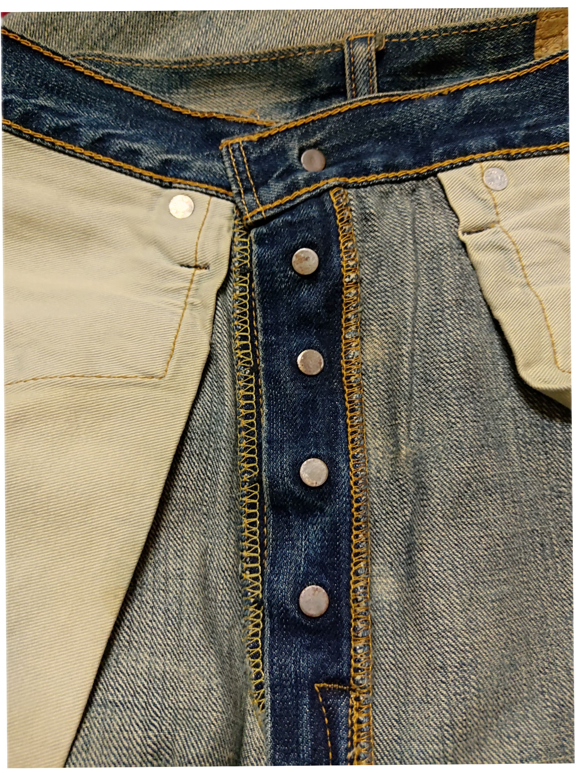 Sugar Cane × Toyo Enterprises Vintage Sugar Cane & co Jeans distress Single Digit Size US 28 / EU 44 - 15 Thumbnail