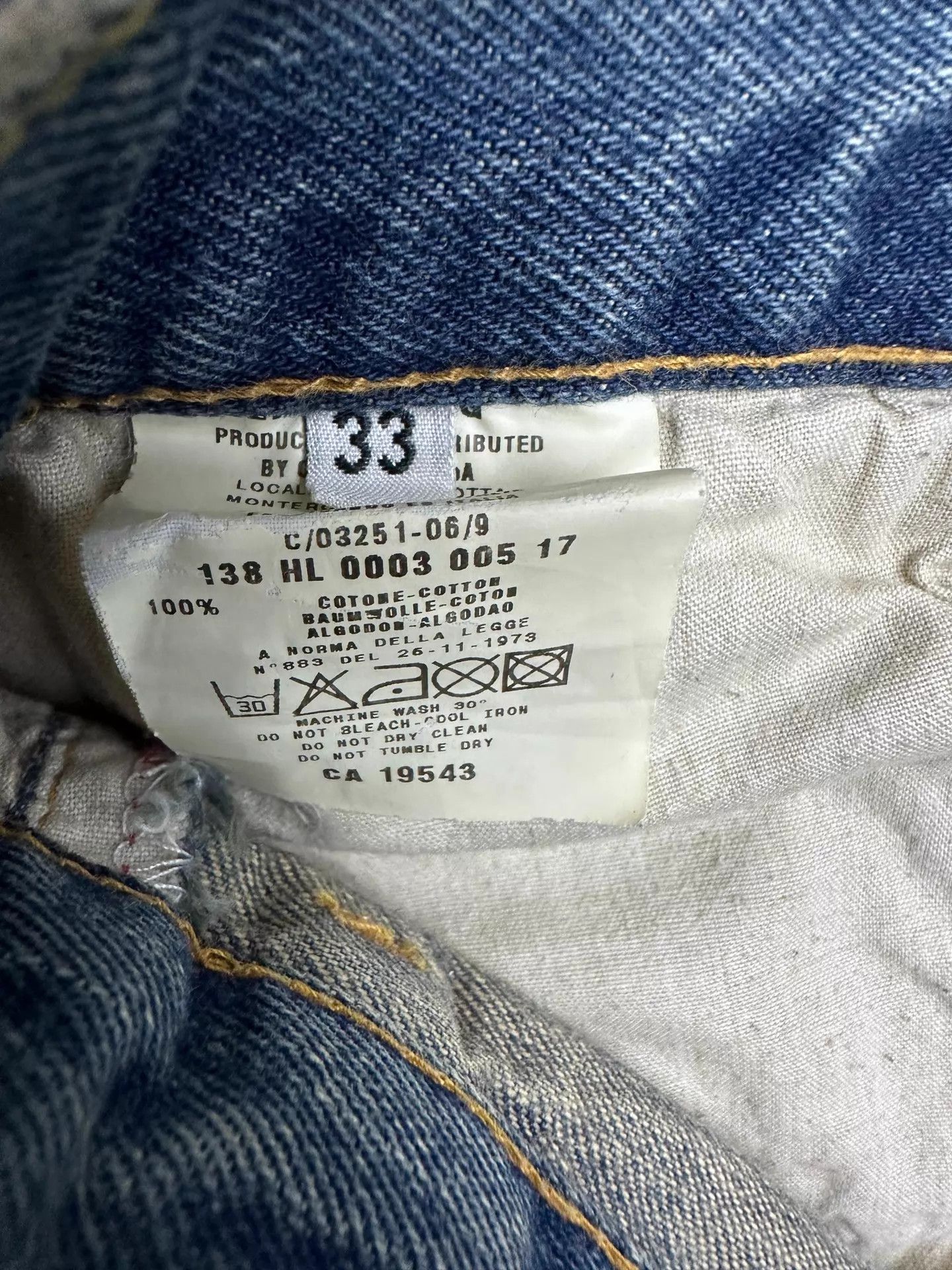 Helmut Lang Helmut Lang Painter Jeans Silver Splatter Blue (Rare, Near Mint) Size US 33 - 7 Thumbnail