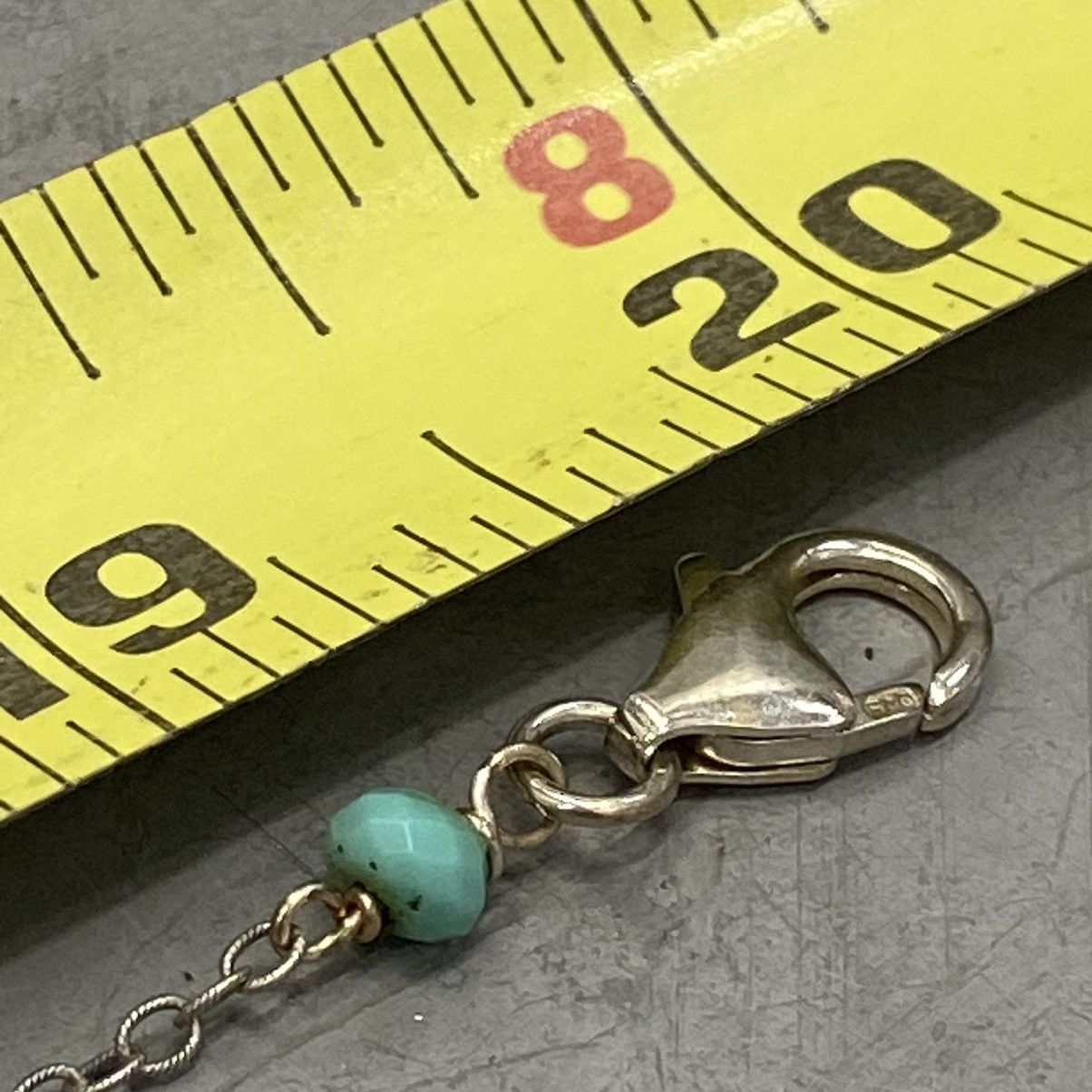 Kapital × Vintage Vtg Sterling Silver Turquoise Navajo Helix Beaded Necklace Size ONE SIZE - 4 Thumbnail