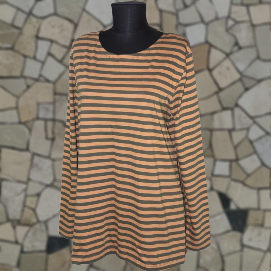 Vintage Gudrun Sjoden womens jumper Shirt Size M Organic Cotton Yellow Long Sleeves Size M / US 6-8 / IT 42-44 - 1 Thumbnail