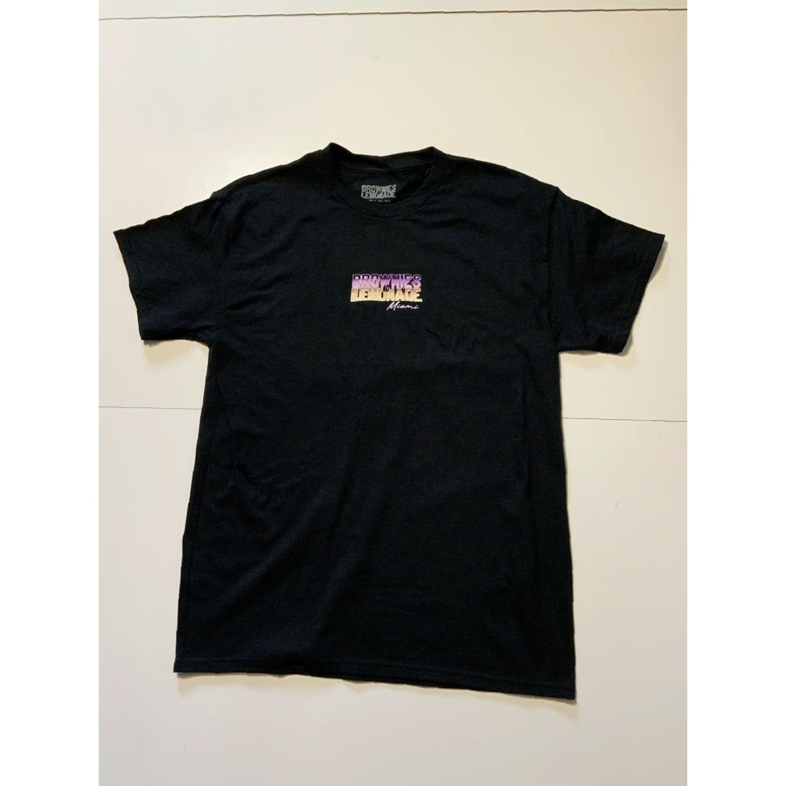 Warehouse Brownies And Lemonade Miami Warehouse Party House Electronic Dance T-Shirt Sz. M Mens Black 42 Chest 29 Length Size US M / EU 48-50 / 2 - 2 Thumbnail