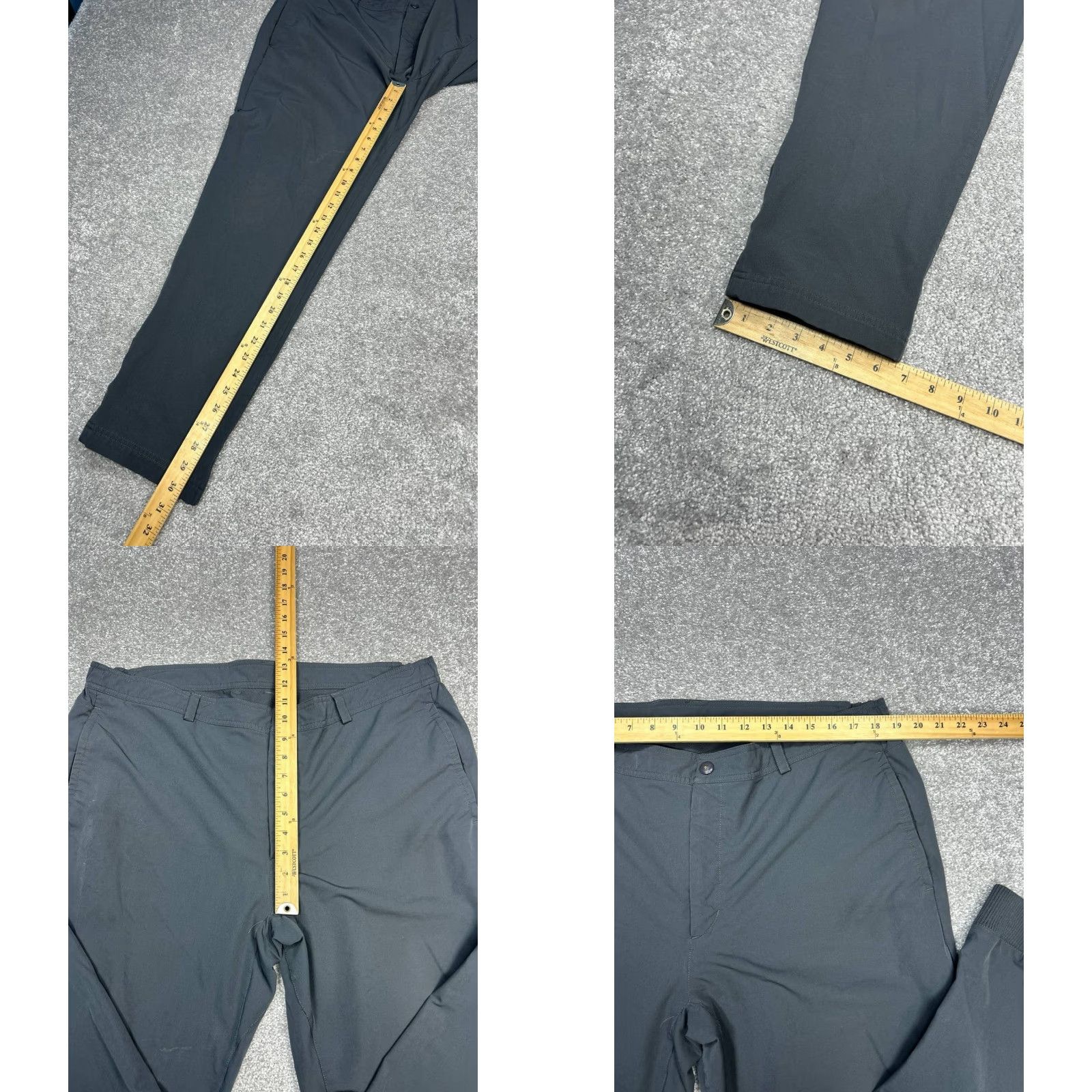 Vintage Mack Weldon Radius Flex Jogger Pants Mens 2XL Gray Mid Rise Tapered Leg Size US 39 - 8 Thumbnail