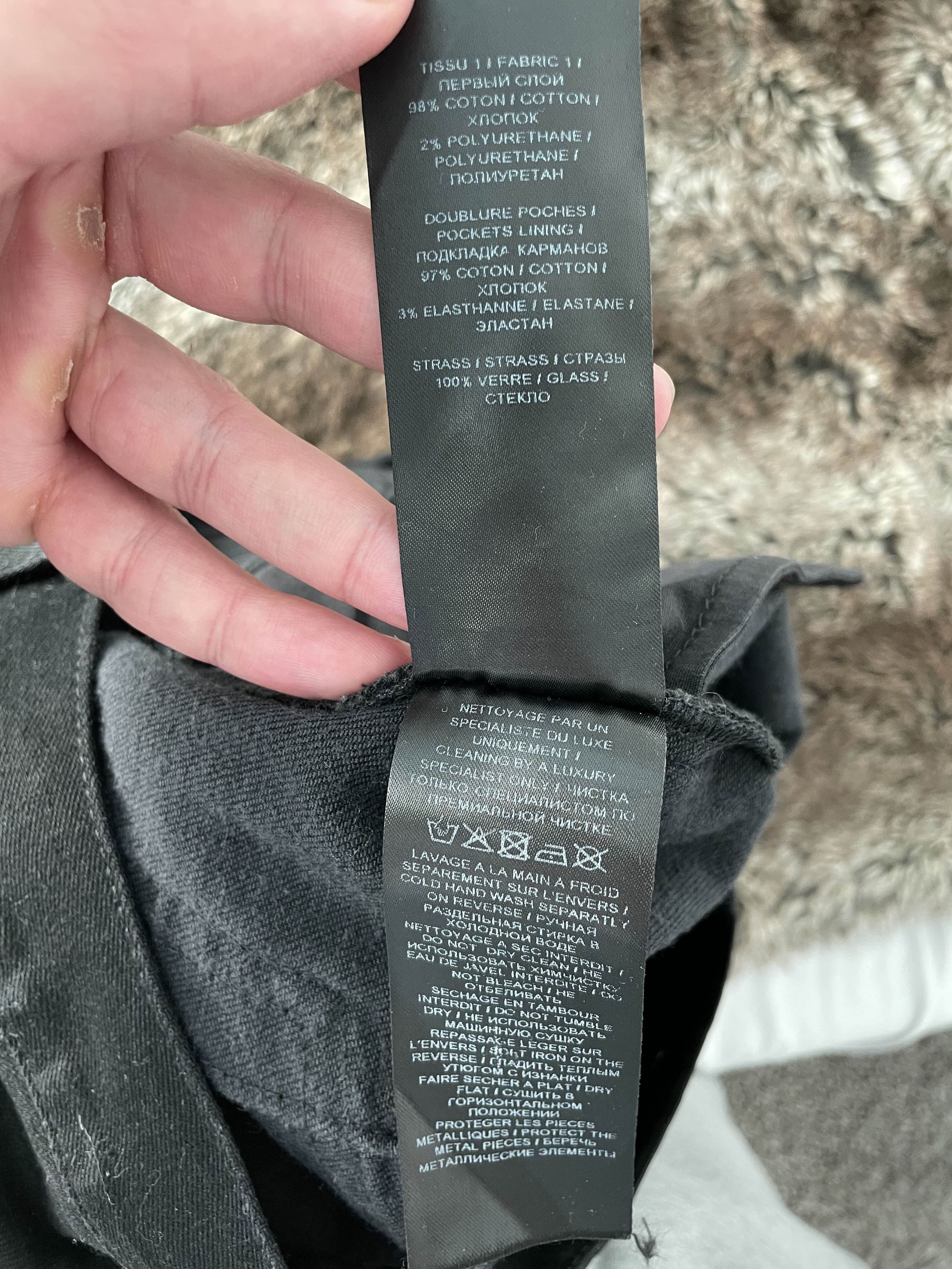 Balmain Balmain Rhinestone Jeans Size US 31 - 8 Thumbnail