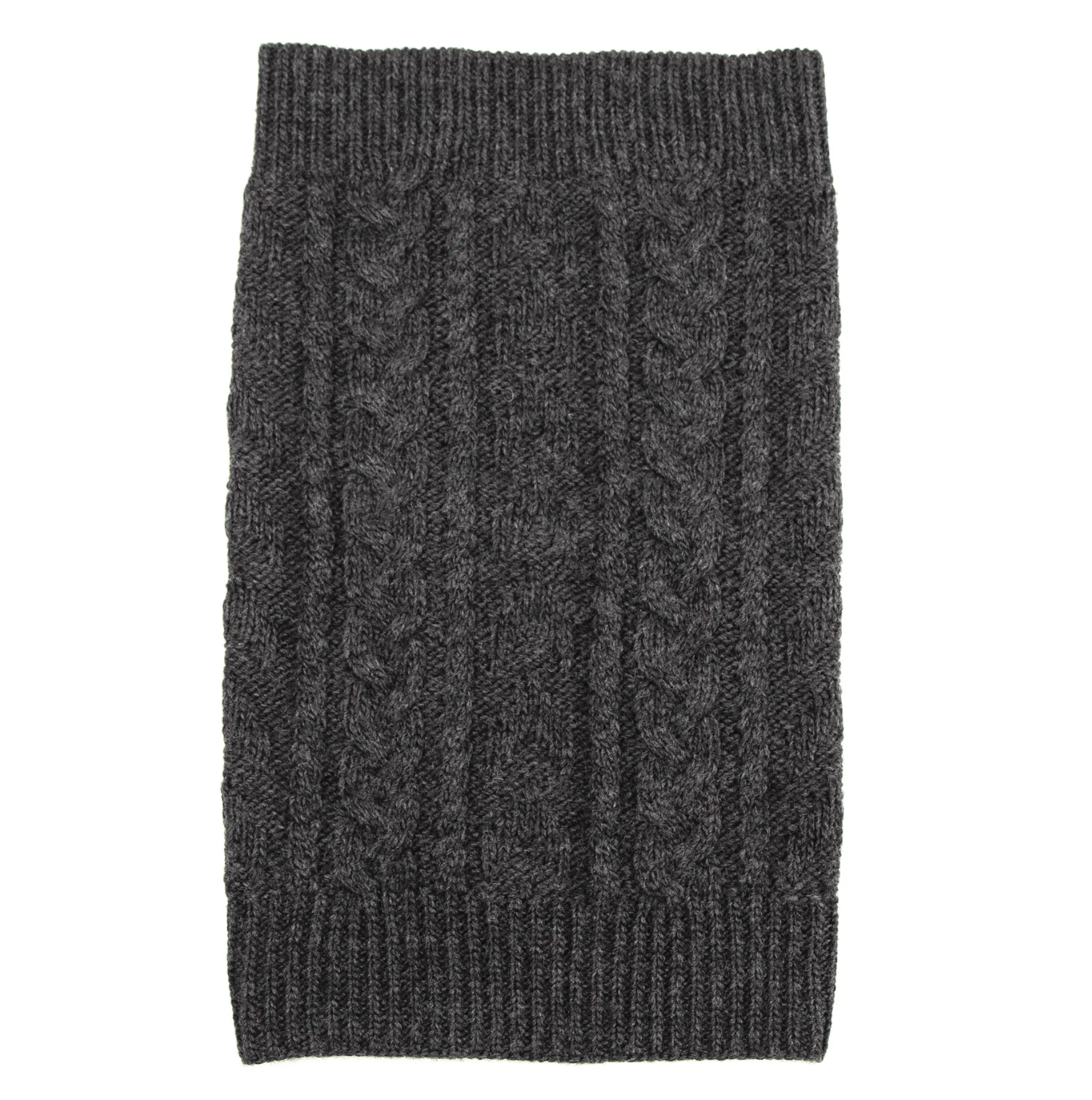 Yohji Yamamoto Yohji Yamamoto Y's - Wool Cable Knit Neck Warmers Scarf Size ONE SIZE - 2 Thumbnail
