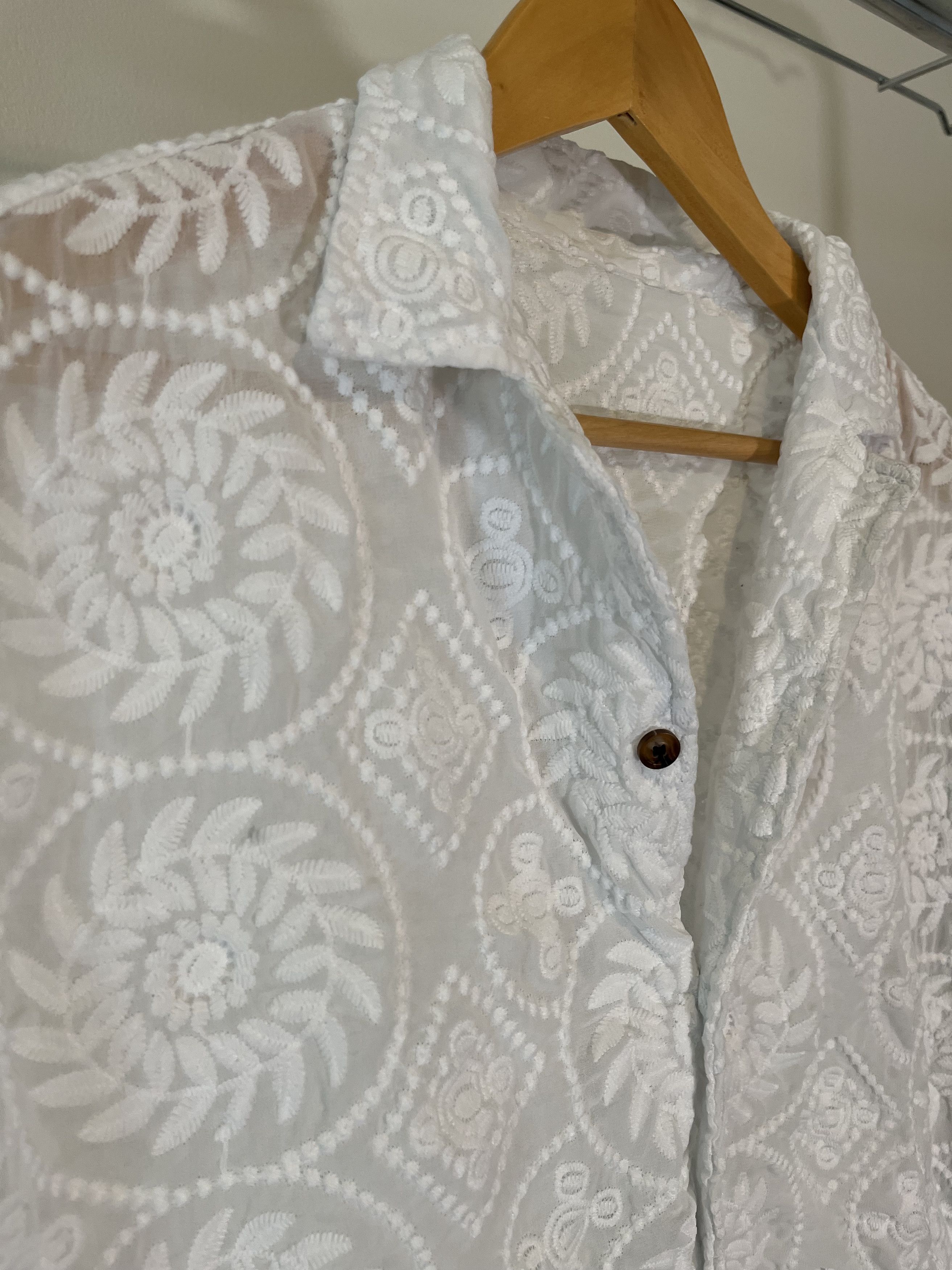 Vintage Linen printed button down Size US S / EU 44-46 / 1 - 2 Thumbnail
