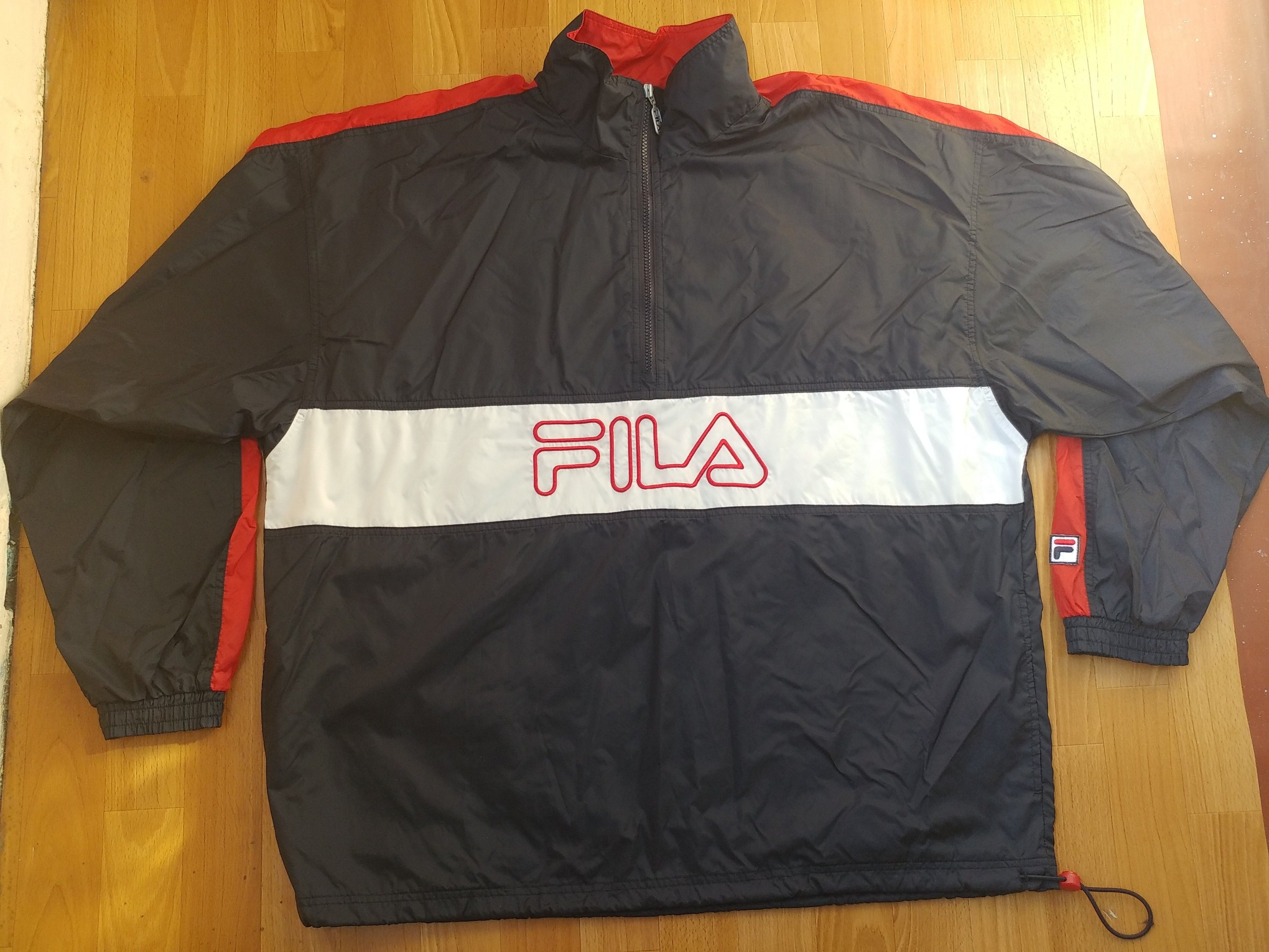 Fila FILA jacket, vintage, 90s hip hop windbreaker skater Y2K XL Size US XL / EU 56 / 4 - 2 Thumbnail
