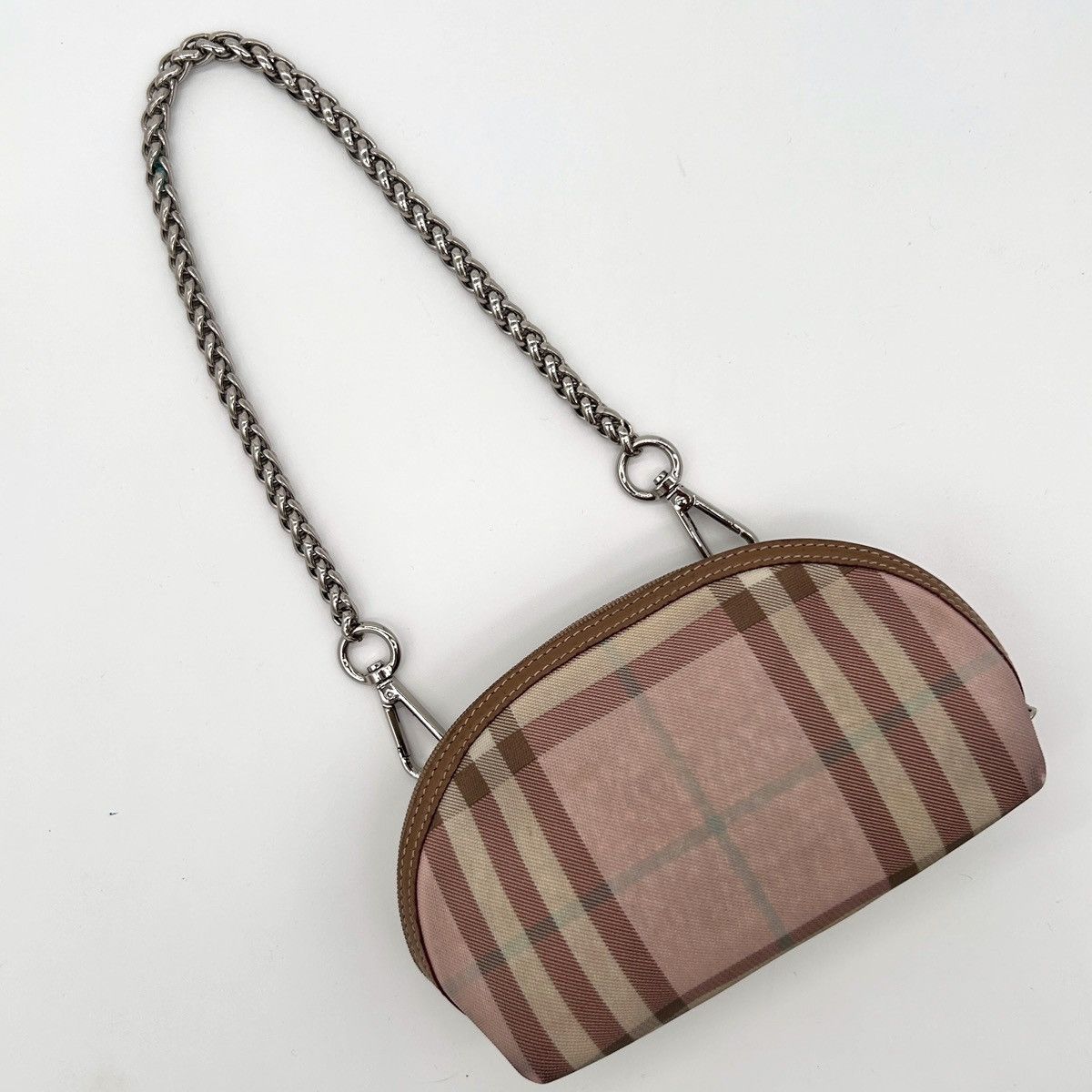 Burberry Vintage Reworked Pink Burberry Shoulder Bag Size ONE SIZE - 13 Thumbnail