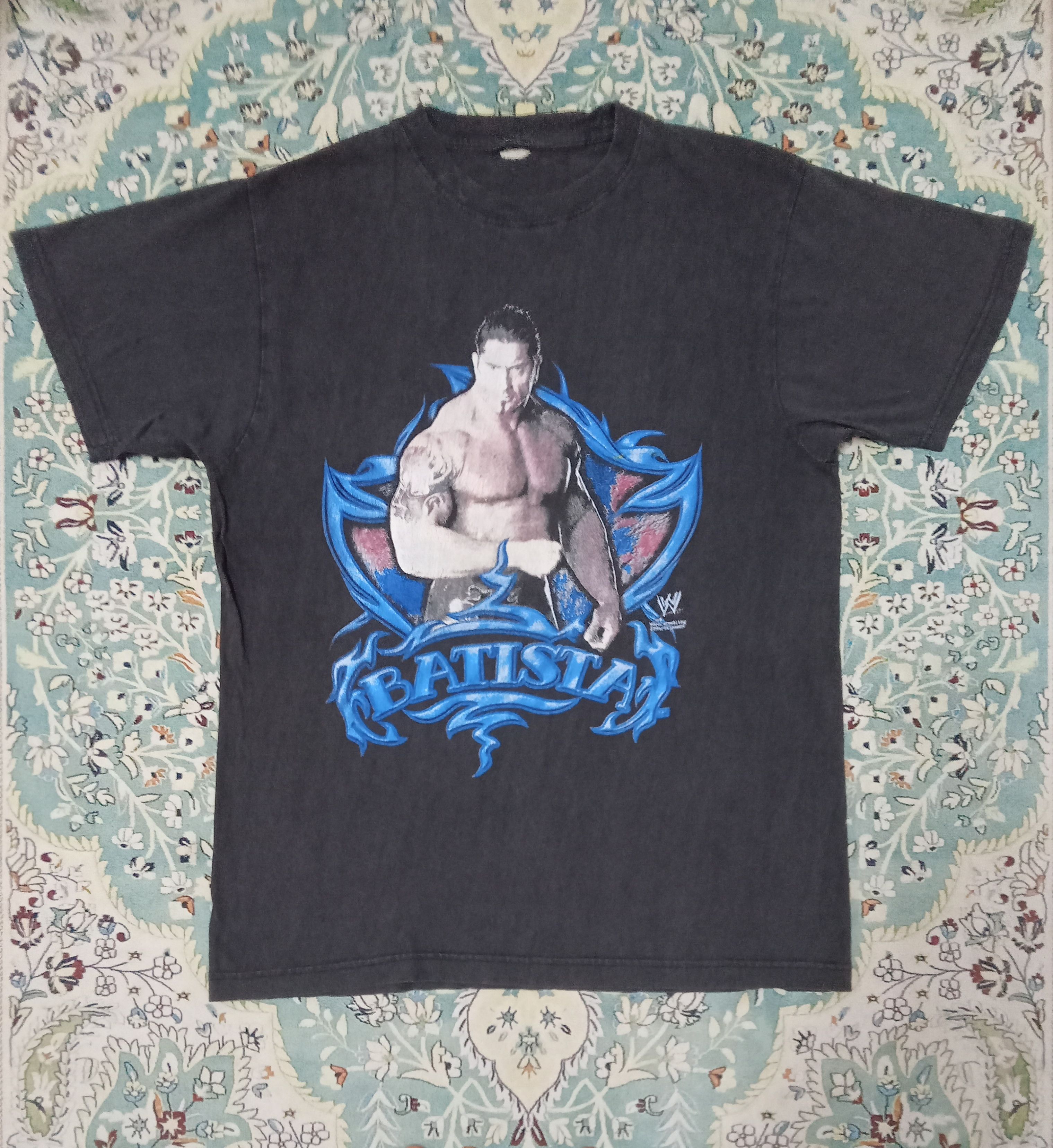 WWE WWE Batista Vintage Distressed T Shirt Size US M / EU 48-50 / 2 - 1 Thumbnail