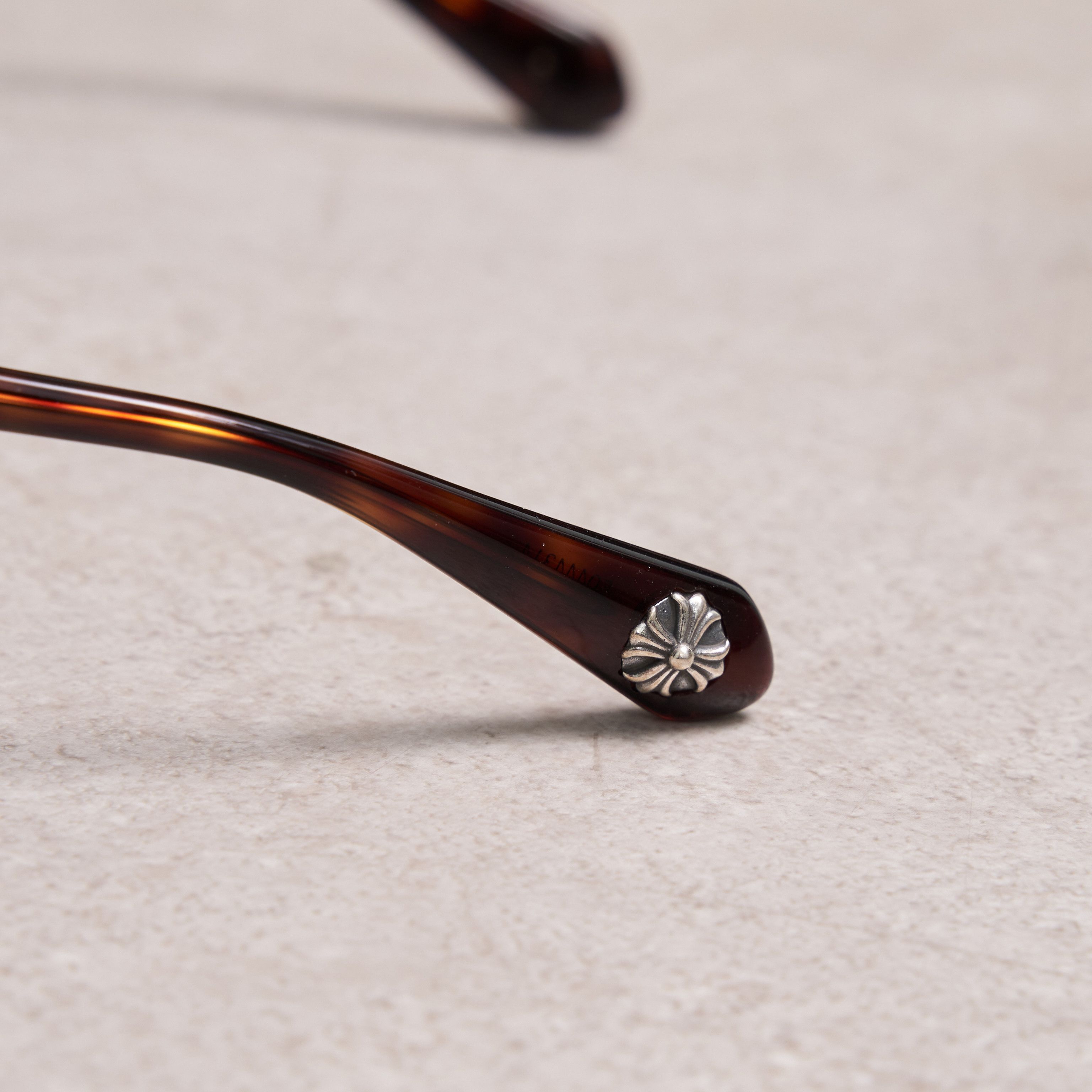 Chrome Hearts ✨RARE CHROME HEARTS COX UCKER Pale Ale-Havana Tortoise Size ONE SIZE - 6 Thumbnail