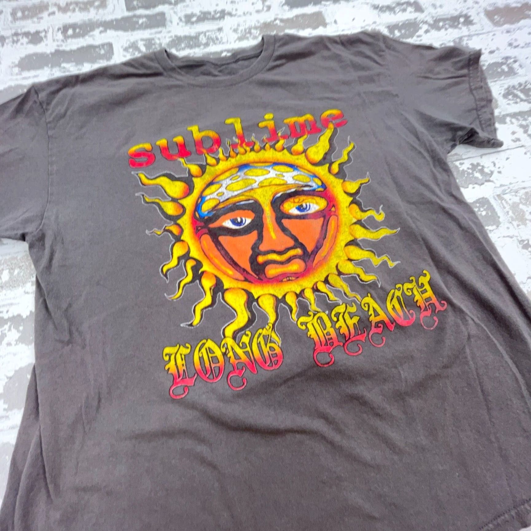 Vintage VINTAGE Sublime T-Shirt Men XL Crew Neck Band Logo Concert Music Gray Short Sleeve Classic Rock 2000s Size US XL / EU 56 / 4 - 5 Thumbnail