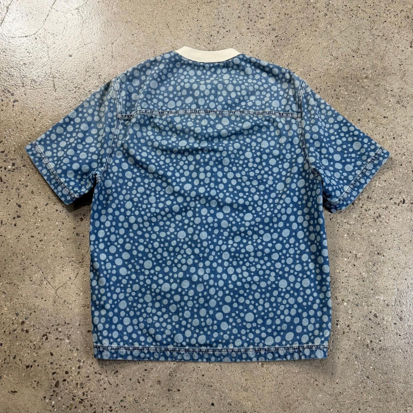 Louis Vuitton Louis Vuitton Yayoi Kusama Denim Baseball Jersey Size US XL / EU 56 / 4 - 2 Thumbnail