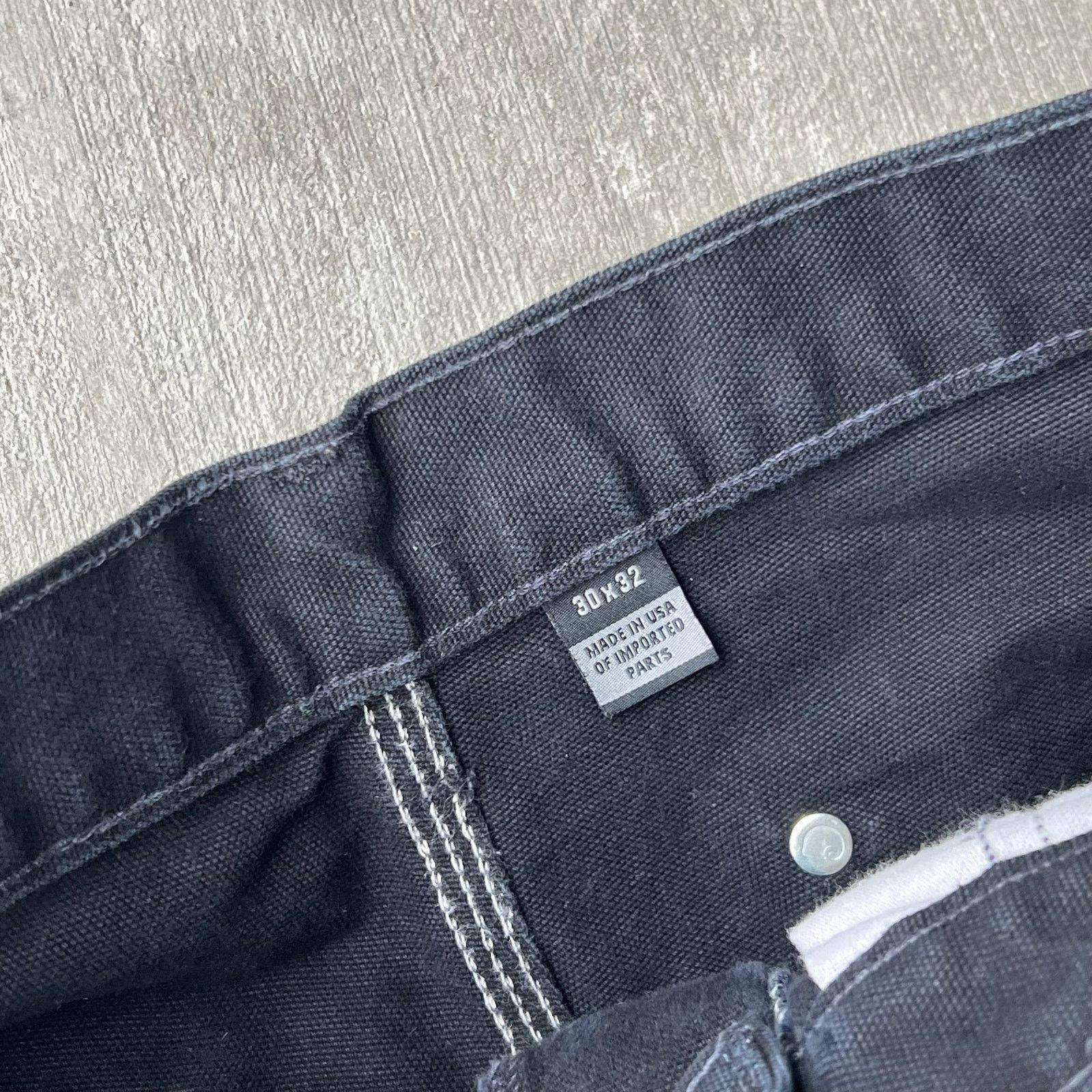 Carhartt × Vintage Carhartt black double knee work wear carpenter pants Size US 28 / EU 44 - 6 Thumbnail
