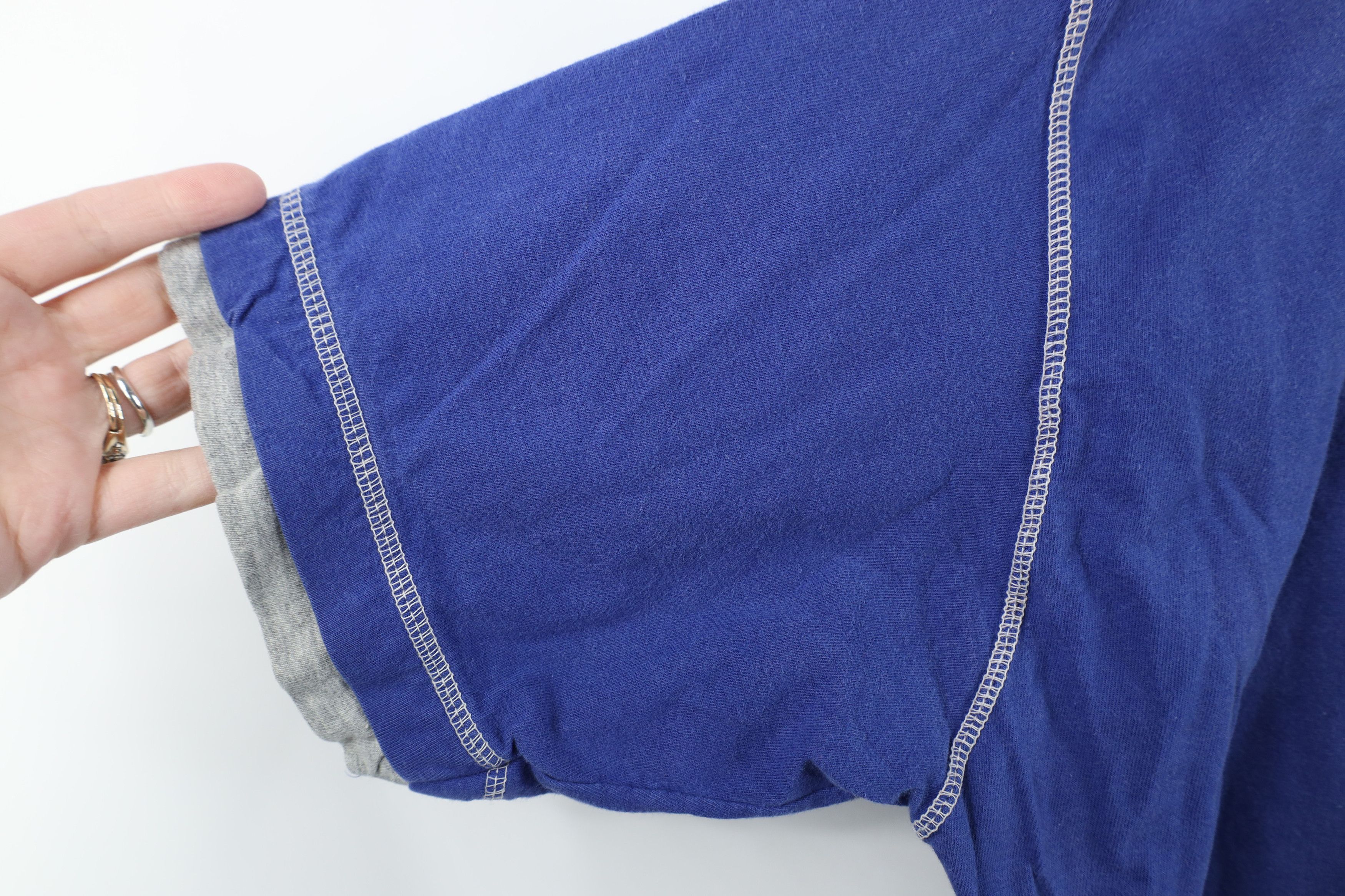 Vintage Vintage 90s MLB Baseball Faded Layered Henley T-Shirt Blue Size US L / EU 52-54 / 3 - 9 Thumbnail