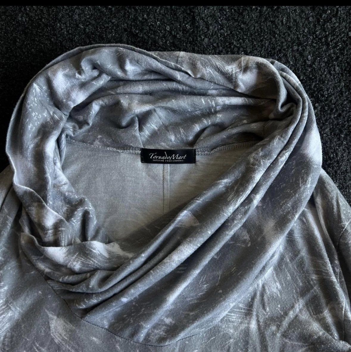 Tornado Mart 0Os Tornado Mart Deformed Cutsew Drape Y2K Heisei Size US M / EU 48-50 / 2 - 2 Thumbnail