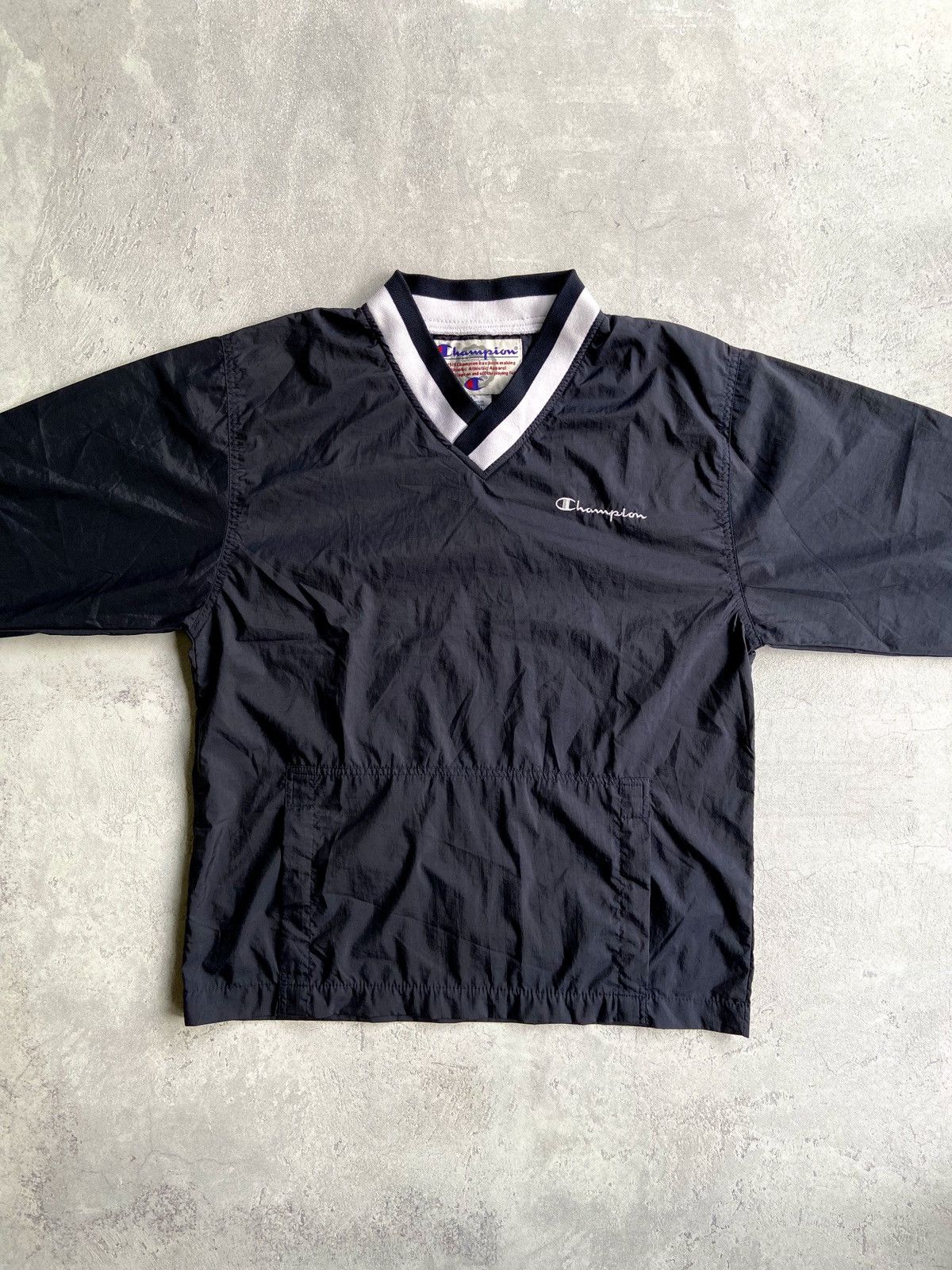 Champion Vintage Champion 90’s V Neck Nylon Jacket Size US L / EU 52-54 / 3 - 3 Thumbnail