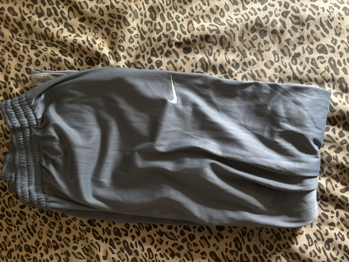 Nike Grey Baggy Nike track pants(with zipper) Size US 30 / EU 46 - 3 Thumbnail