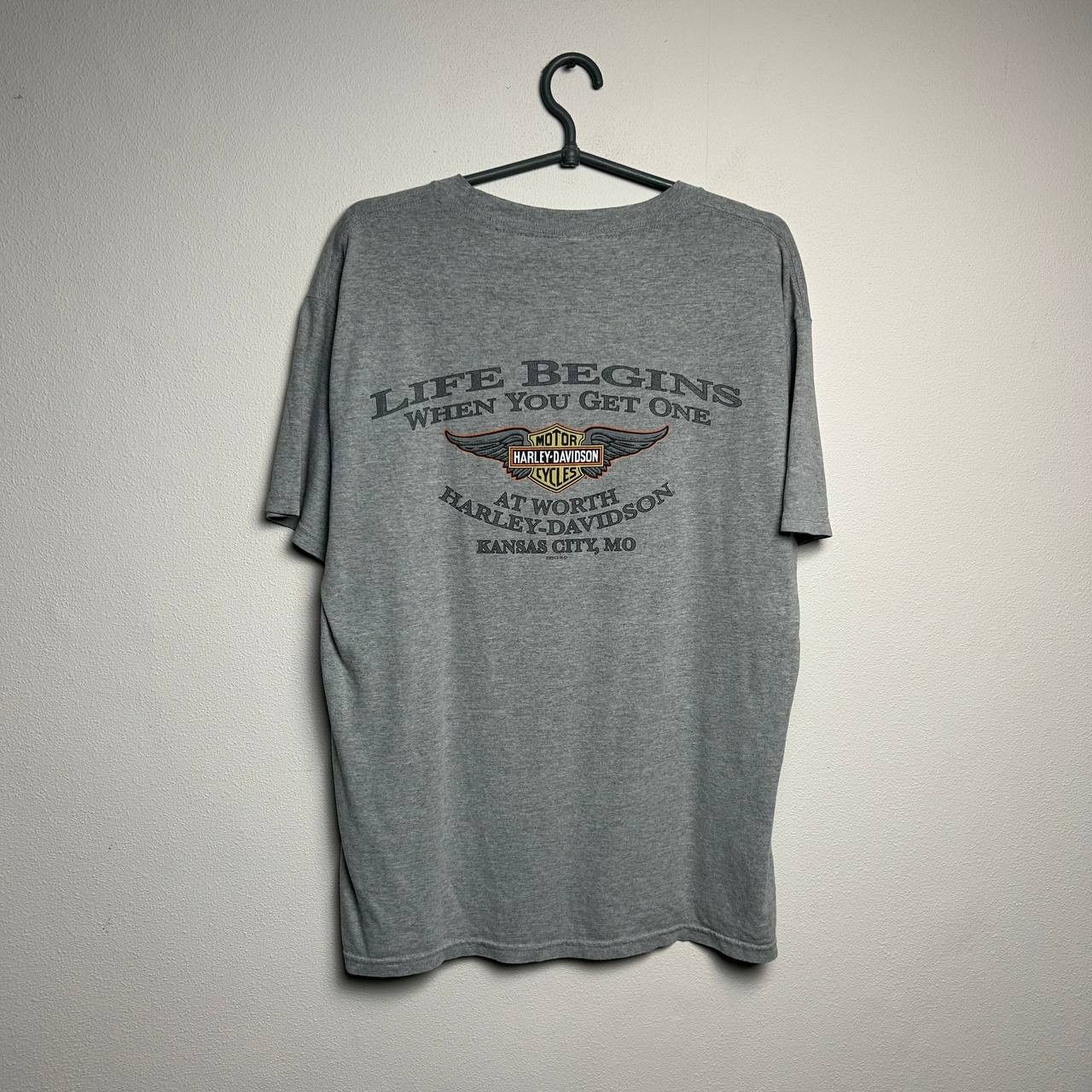 Harley Davidson Vintage Harley Davidson big fire logo 2013 motocycles tee Size US L / EU 52-54 / 3 - 1 Thumbnail