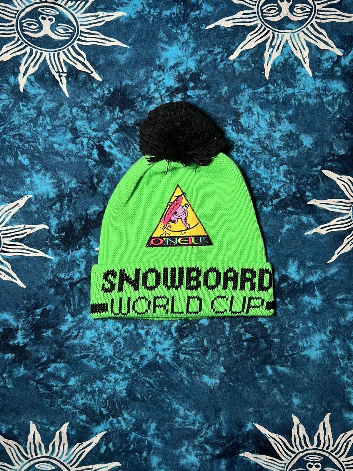 O'Neill 🔥Vintage Y2K 80s Oneill Snowboard Hat Winter Streetwear Size ONE SIZE - 2 Thumbnail