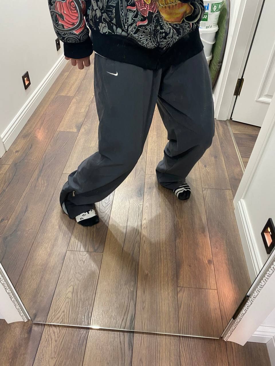 Nike × Vintage Nike Baggy Vintage Y2K Nylon Track Pants Size US 33 - 6 Thumbnail