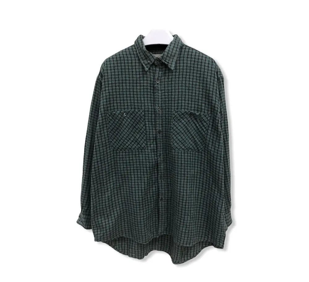 Vintage Vintage Bayleaf Flannel Shirt 👕 Size US M / EU 48-50 / 2 - 1 Thumbnail