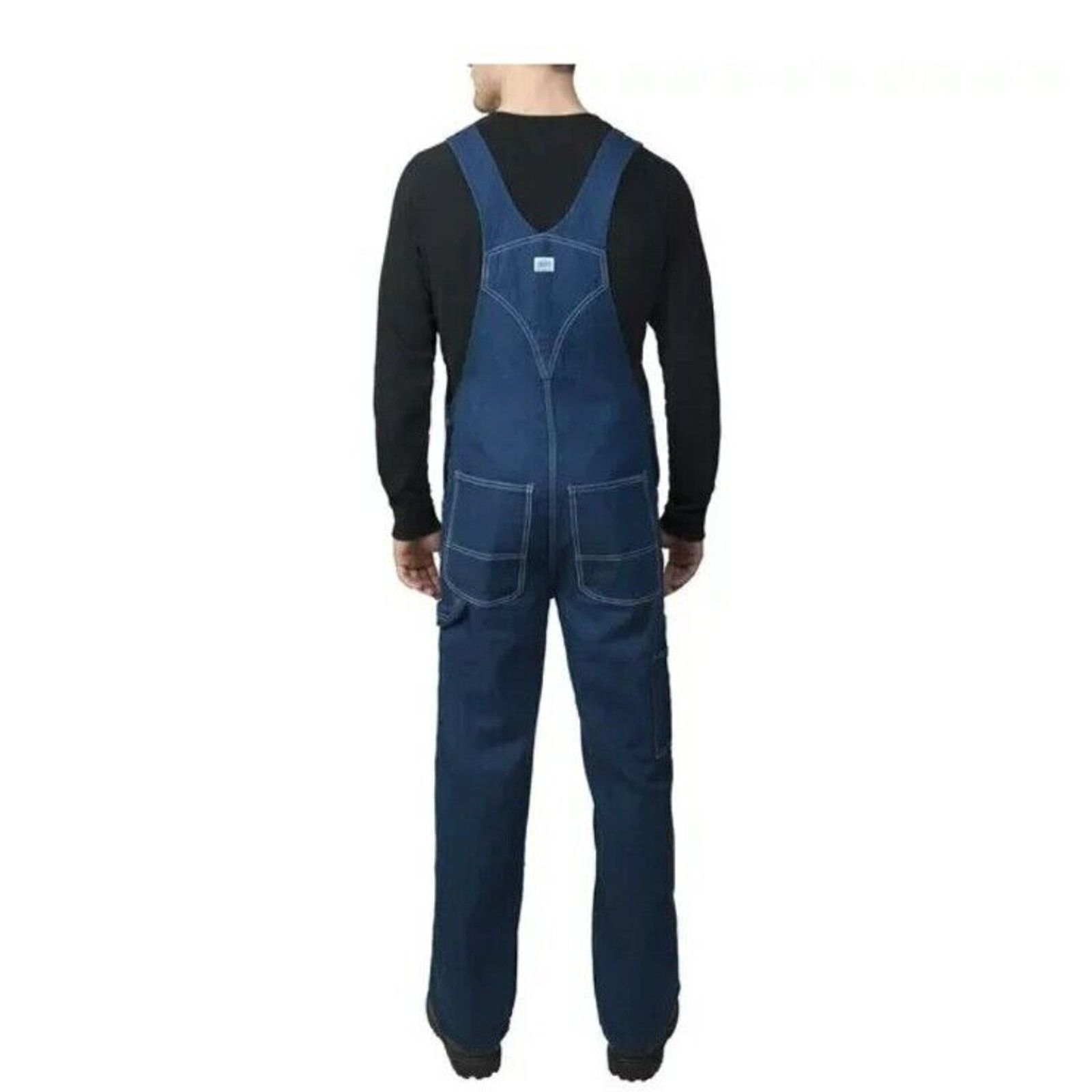 Liberty Liberty Denim Blue Jeans Bib Overalls Size US 44 / EU 60 - 2 Thumbnail