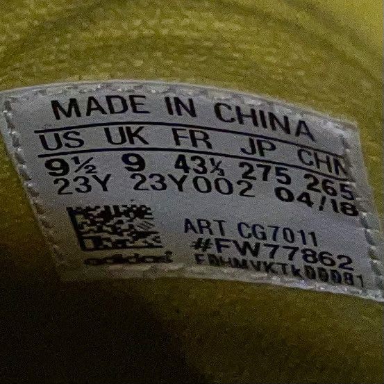 Y-3 Adidas Y-3 Tangutsu Yellow Logo Canvas Slip On Sneakers Size US 9.5 / EU 42-43 - 7 Thumbnail
