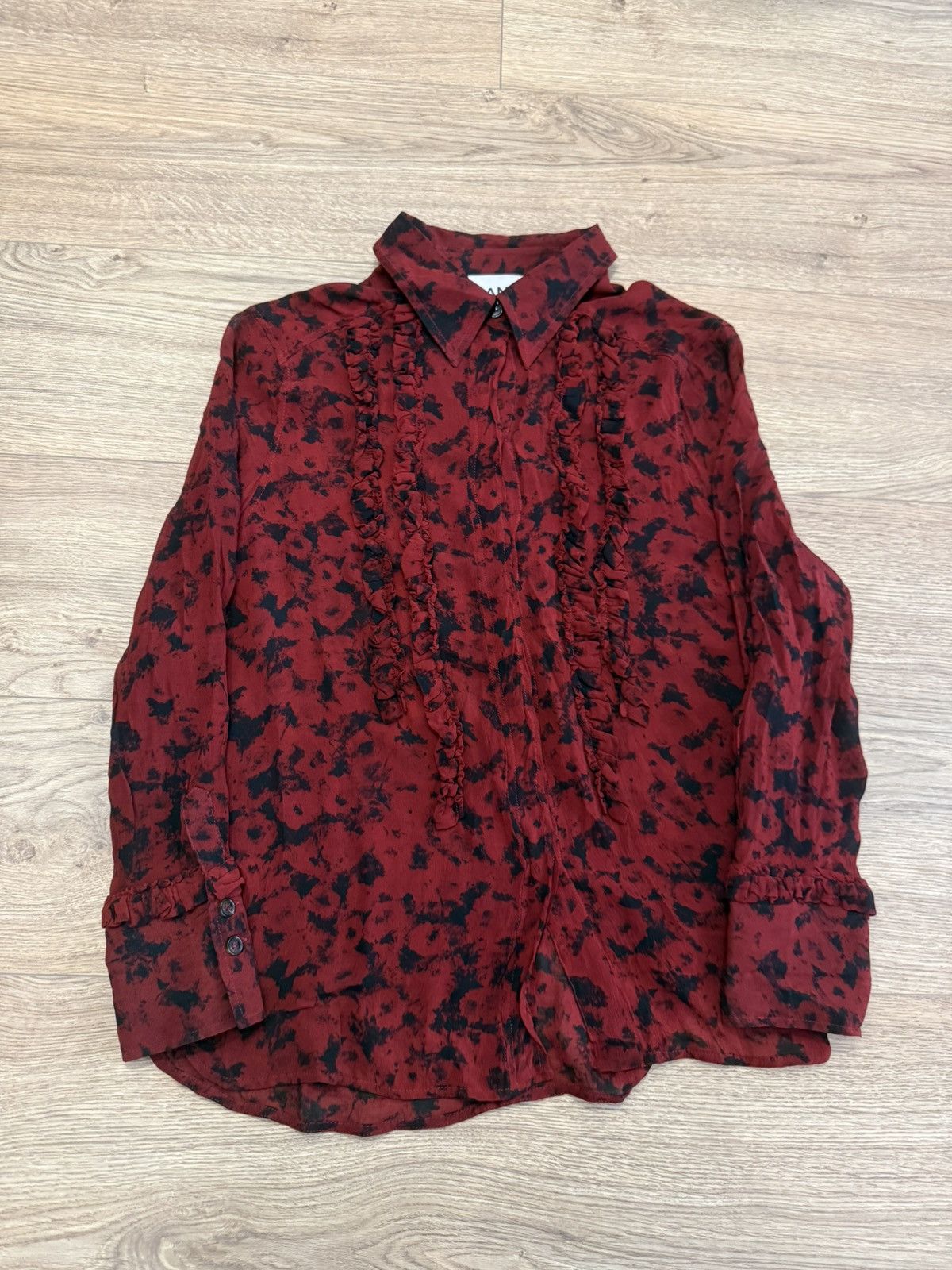 Ganni Ganni Shirt 40 Size L / US 10 / IT 46 - 1 Thumbnail