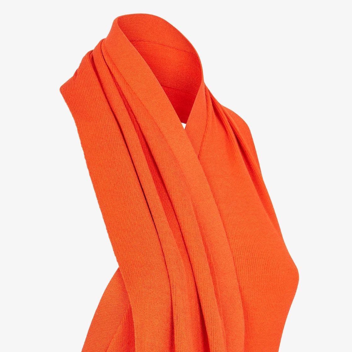 Fendi o1s1wg110426 Dress in Orange Size M / US 6-8 / IT 42-44 - 3 Thumbnail