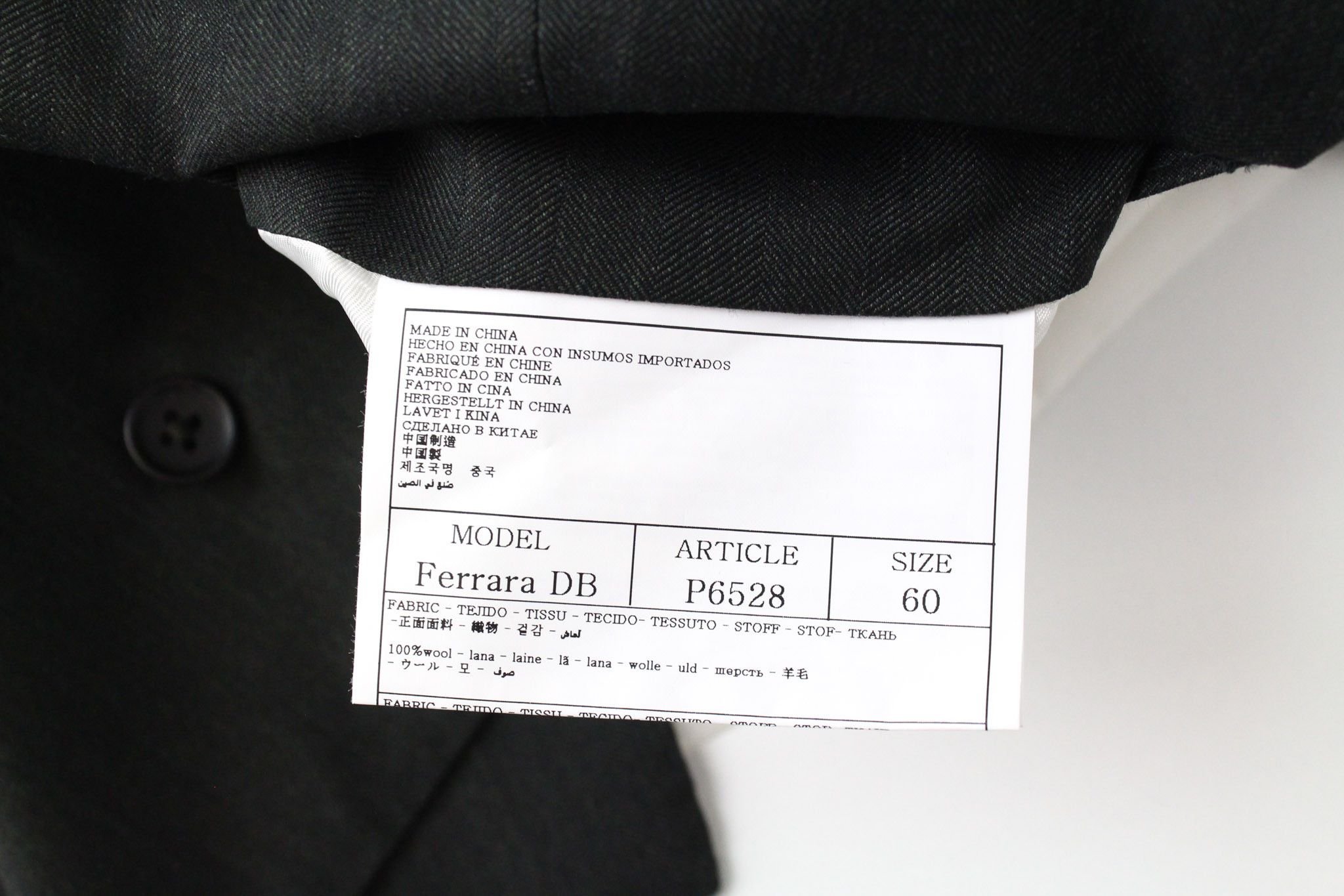 Suitsupply HAVANA TULIP UK50R Green Wool S130 3 Piece Suit 67689 Size 50R - 11 Thumbnail