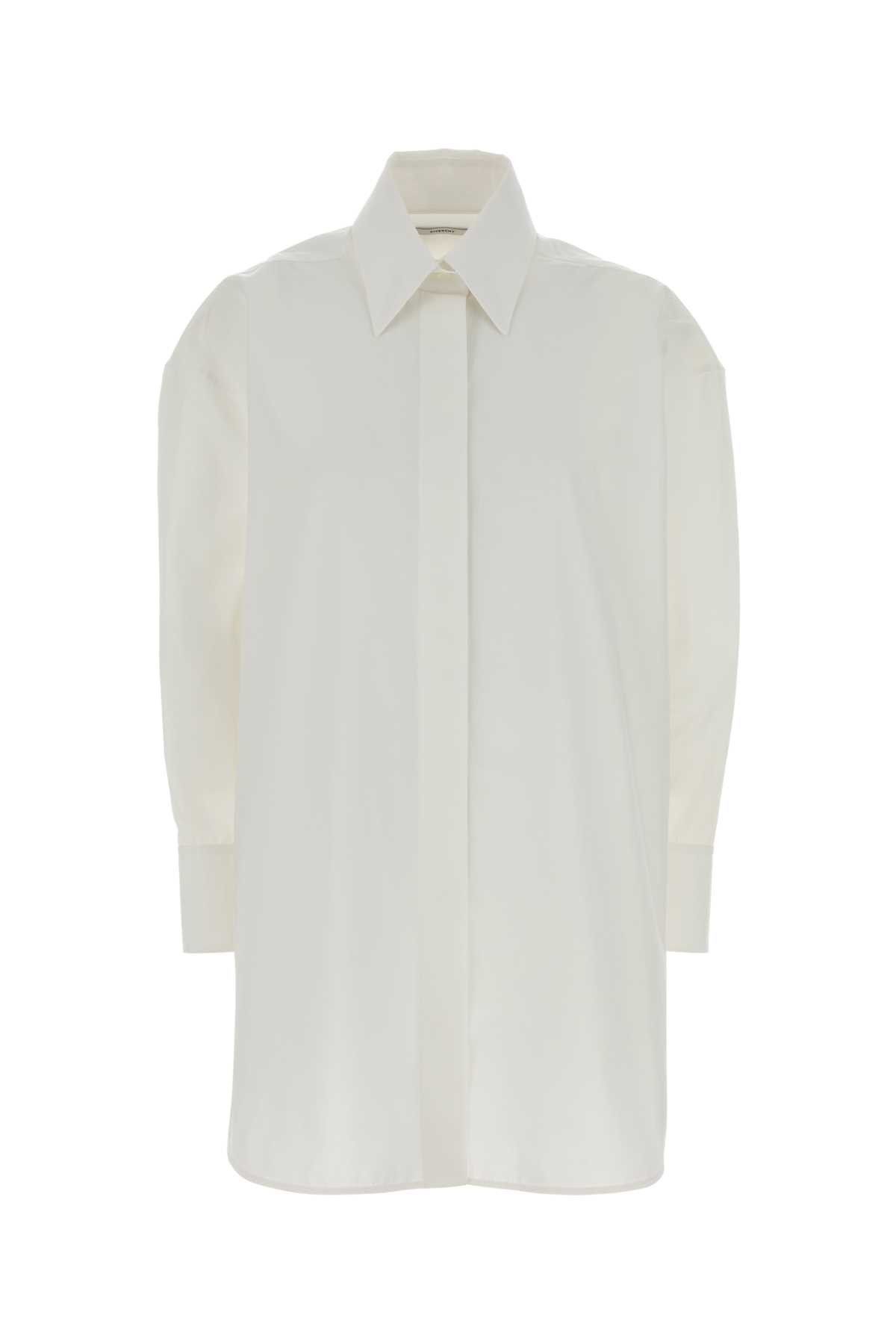 Givenchy White Poplin Shirt Size S / US 4 / IT 40 - 1 Thumbnail