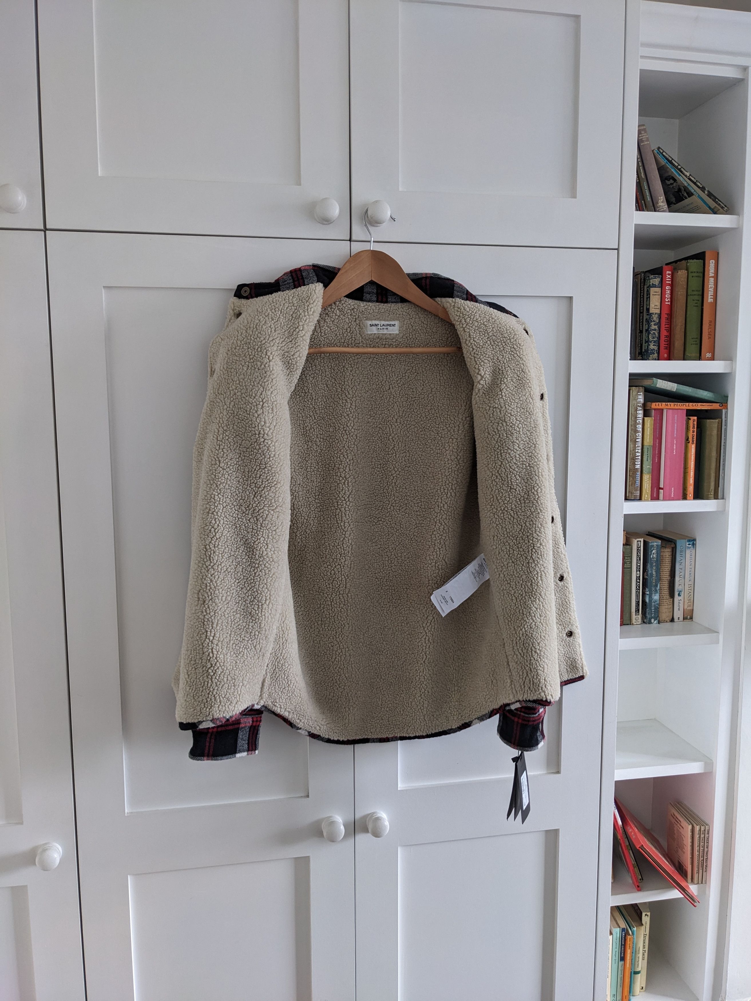 Saint Laurent Paris Saint Laurent Sherpa Lined Western Overshirt Jacket Size US S / EU 44-46 / 1 - 3 Thumbnail
