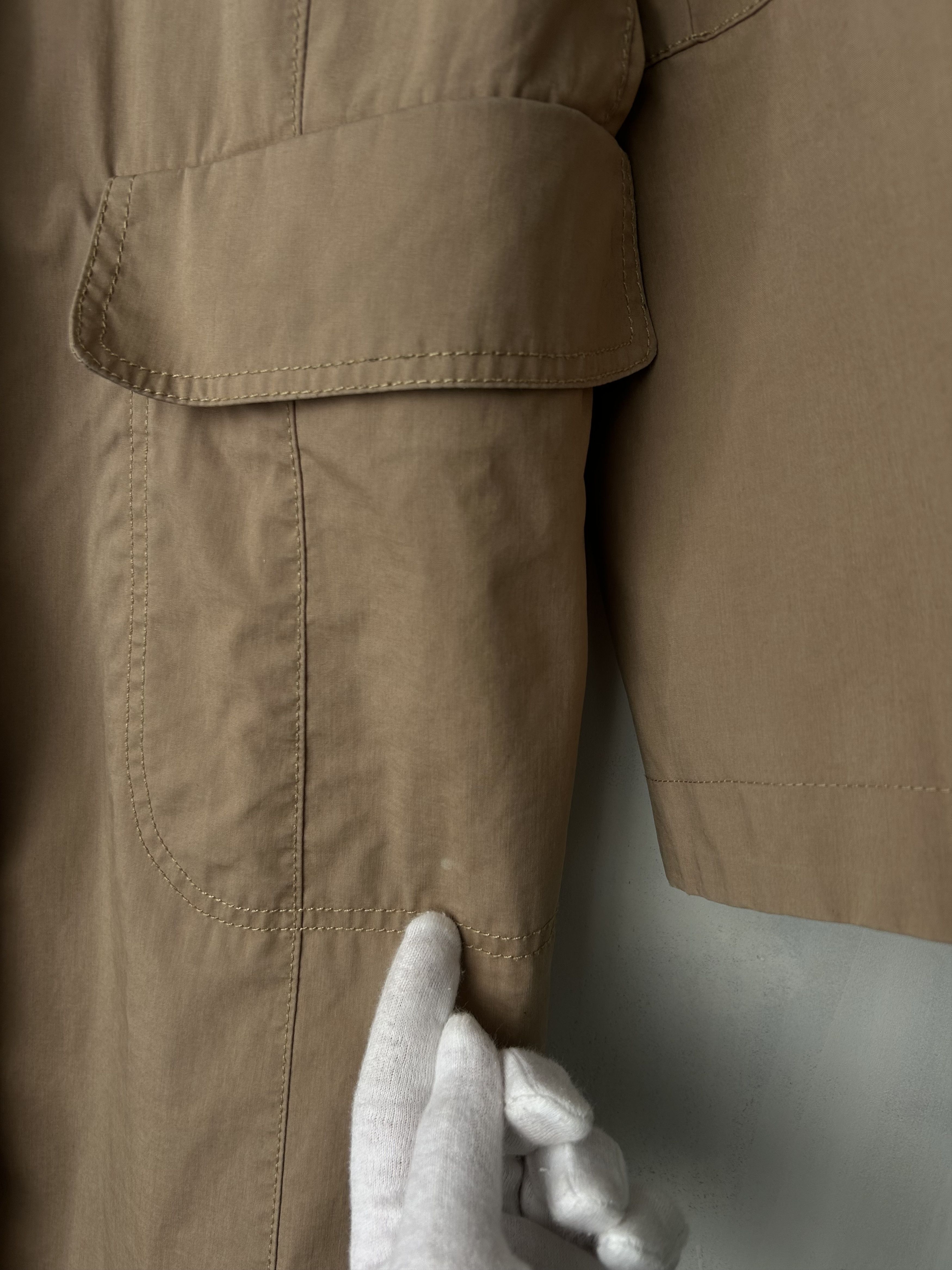 Moncler Moncler Beige Lightweight Coat / Trench Size M / US 6-8 / IT 42-44 - 10 Thumbnail