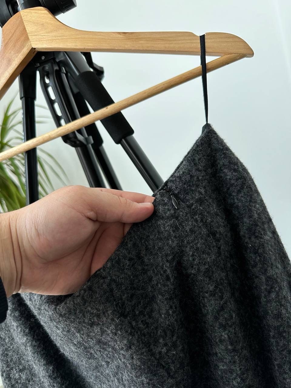 Jil Sander × Vintage Vintage Japanese Jil Sander Gray Alpaca Skirt Size 28" / US 6 / IT 42 - 17 Thumbnail