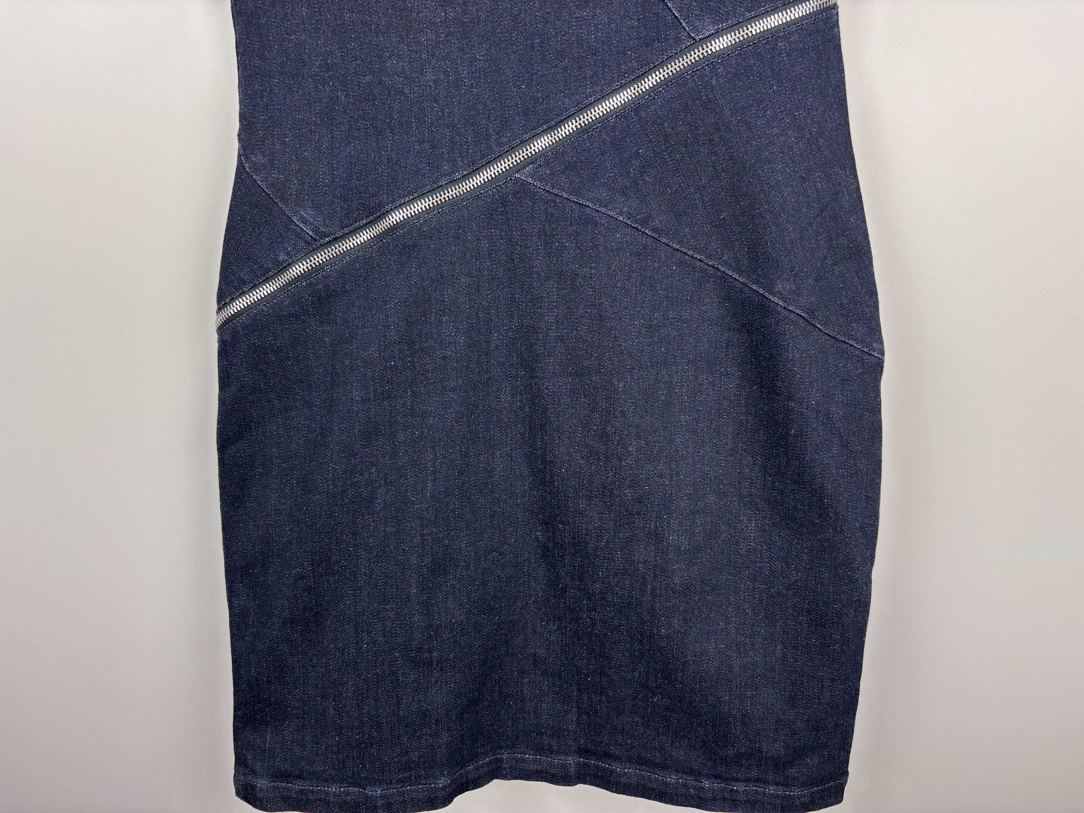 Diesel Womens Diesel Denim Full Zip Dress Navy Blue Size M Size M / US 6-8 / IT 42-44 - 8 Thumbnail