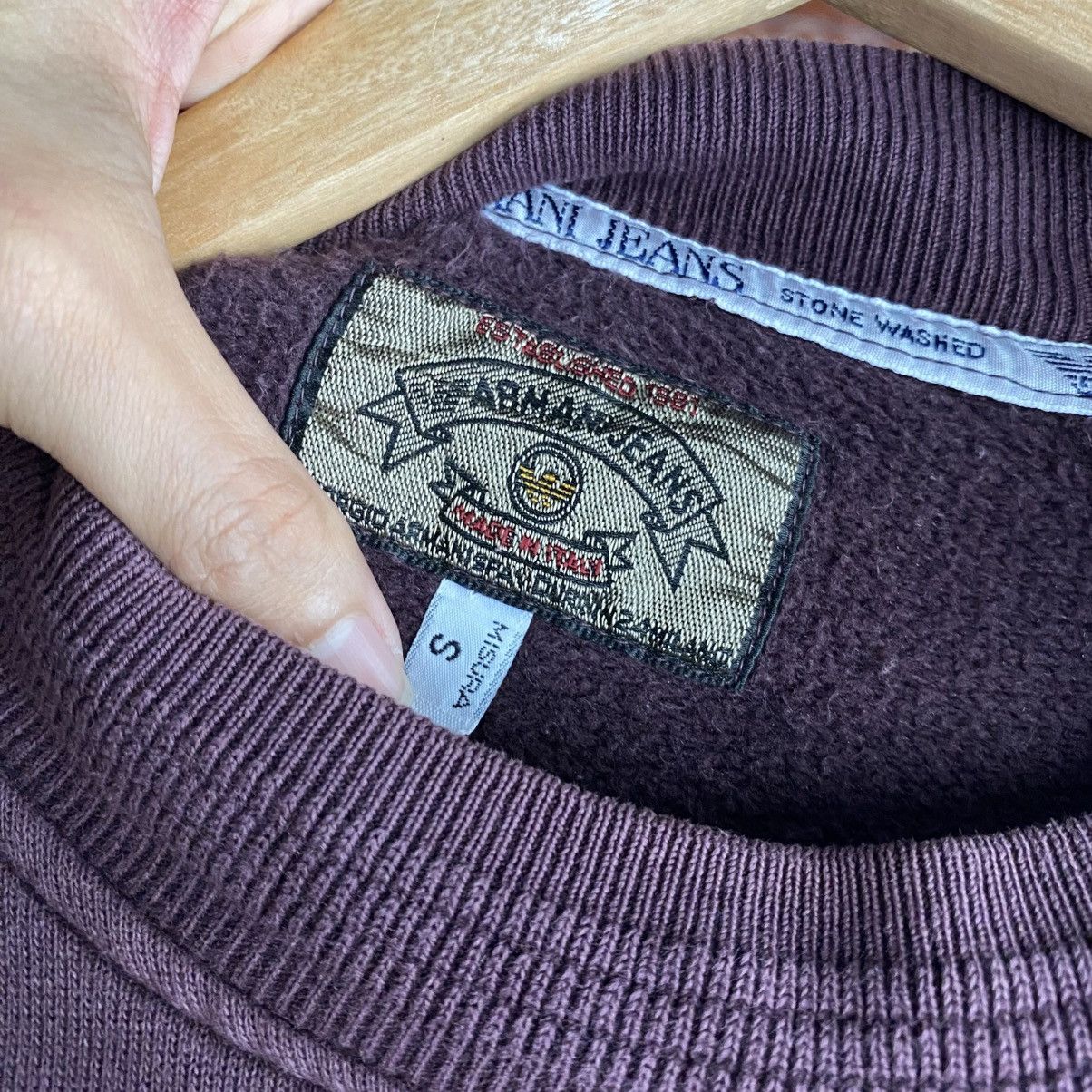 Giorgio Armani Giorgio Armani jeans vintage patches centre logo sweatshirt Size US M / EU 48-50 / 2 - 11 Thumbnail