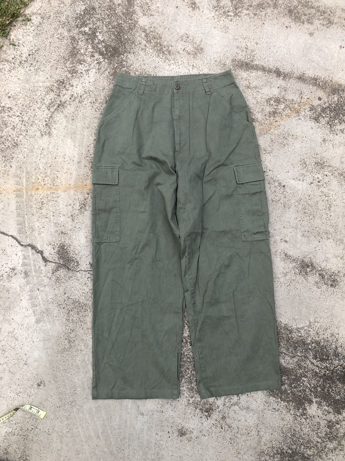 image of Avant Garde x Military Super Baggy Monkey Pant in Green, Men's (Size 29)